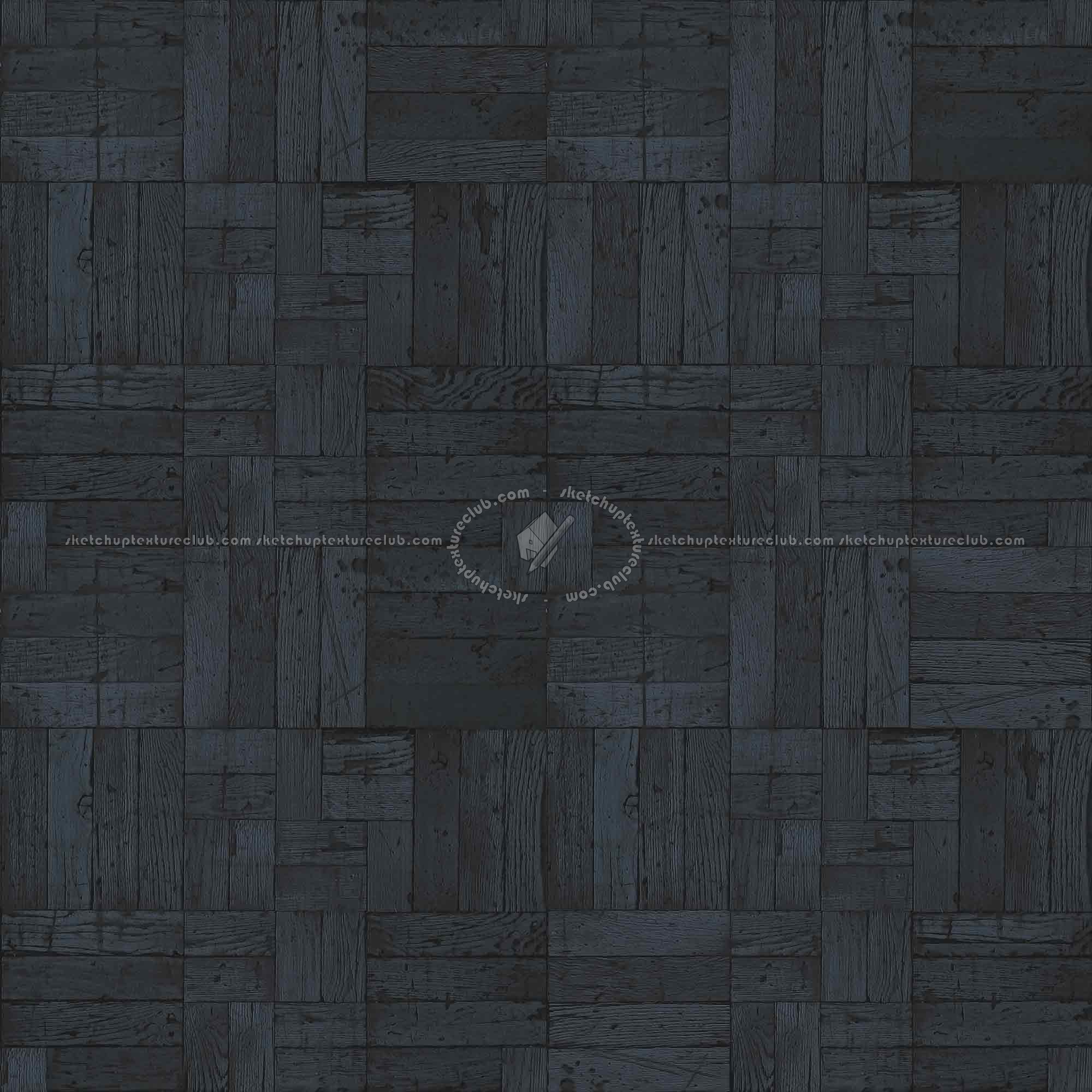 Textures   -   ARCHITECTURE   -   WOOD FLOORS   -   Parquet square  - Old dark wood flooring square texture seamless 20301 - Specular