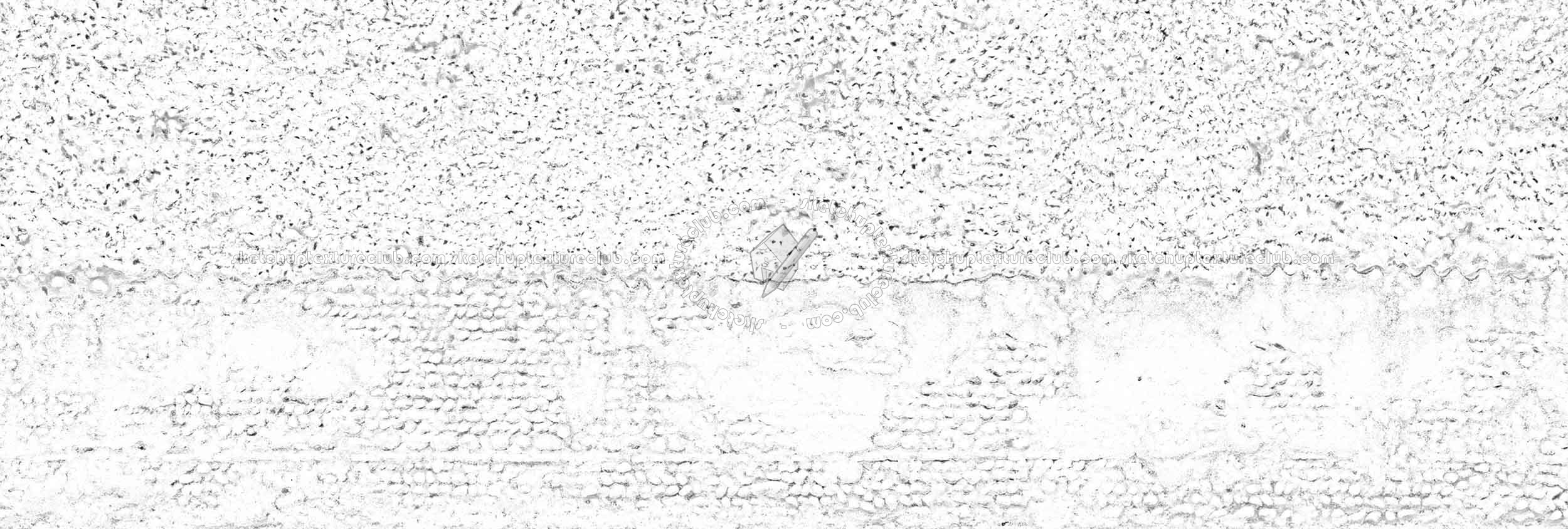 Textures   -   ARCHITECTURE   -   STONES WALLS   -   Damaged walls  - Old damaged wall with hedge texture seamless 18410 - Ambient occlusion