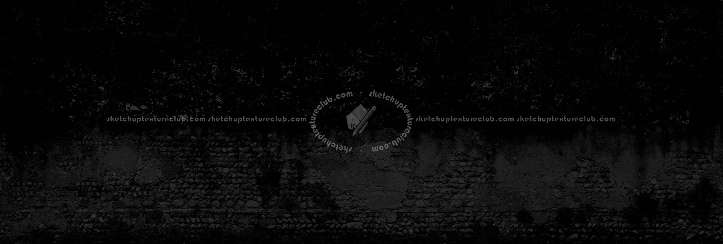 Textures   -   ARCHITECTURE   -   STONES WALLS   -   Damaged walls  - Old damaged wall with hedge texture seamless 18410 - Specular