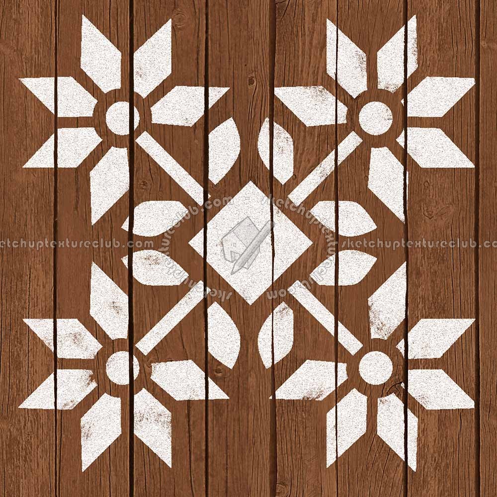 Textures   -   ARCHITECTURE   -   WOOD FLOORS   -   Decorated  - Parquet decorated stencil texture seamless 04687 (seamless)