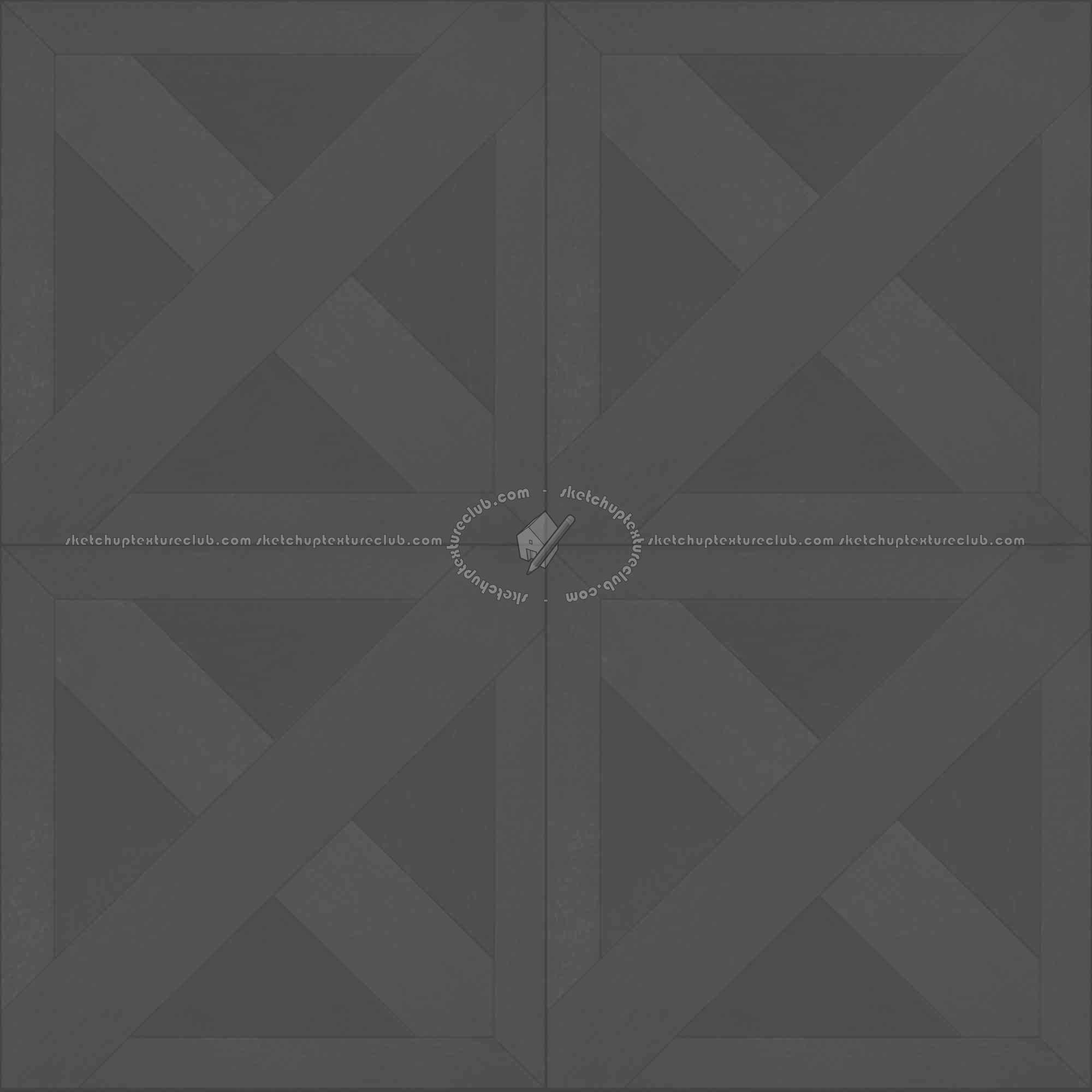 Textures   -   ARCHITECTURE   -   WOOD FLOORS   -   Geometric pattern  - Parquet geometric pattern texture seamless 04784 - Displacement