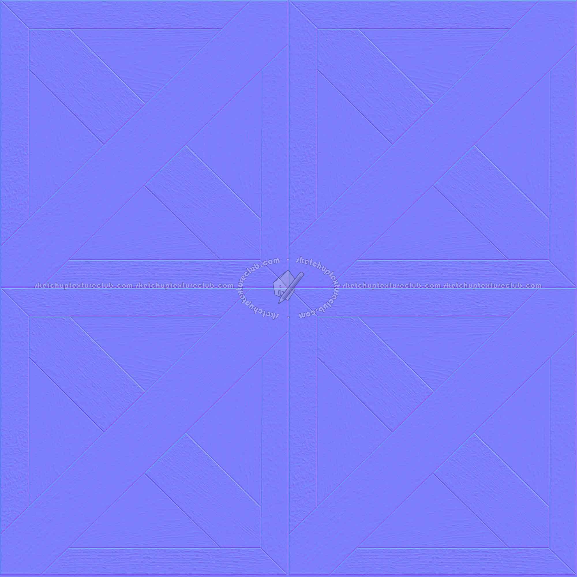Textures   -   ARCHITECTURE   -   WOOD FLOORS   -   Geometric pattern  - Parquet geometric pattern texture seamless 04784 - Normal
