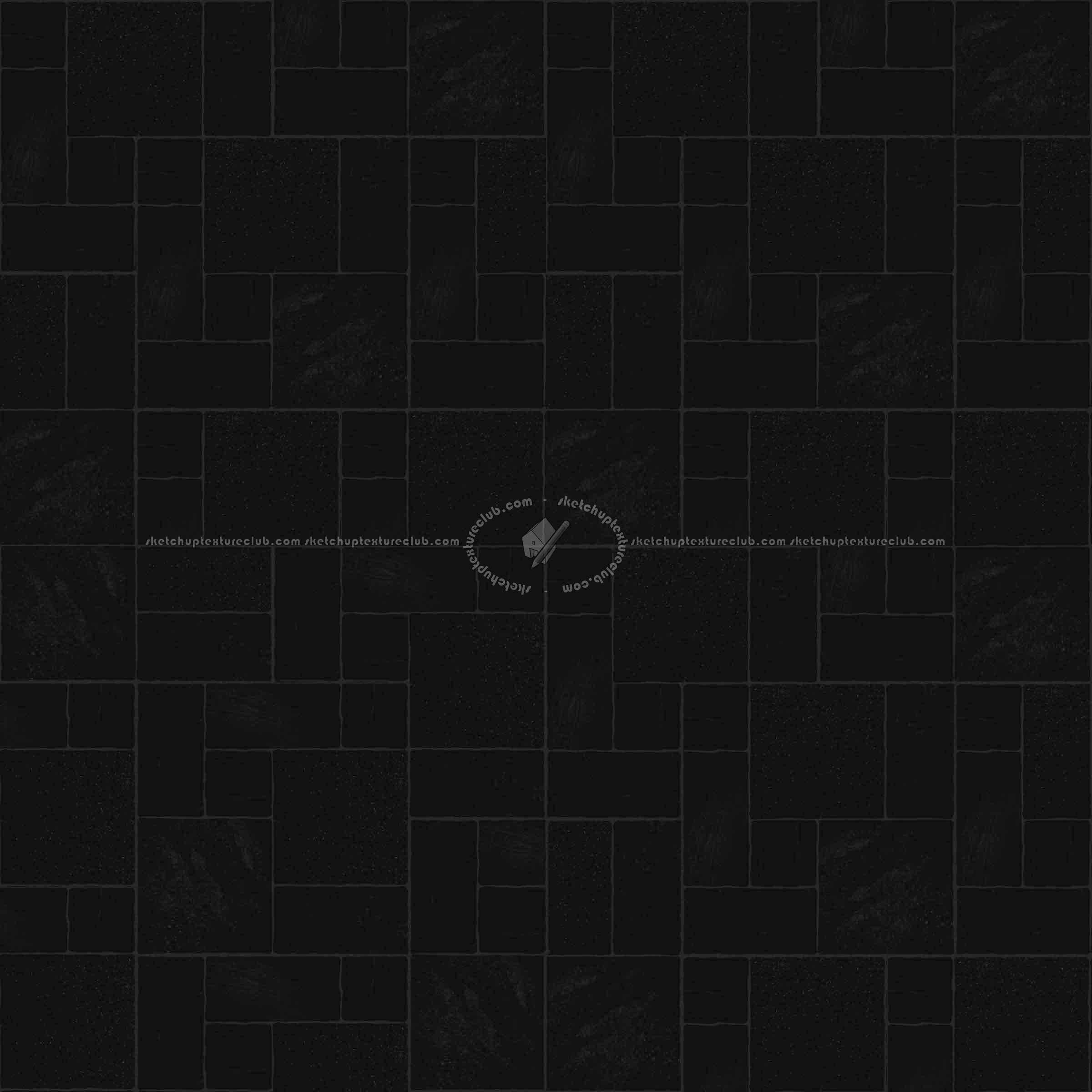 Textures   -   ARCHITECTURE   -   PAVING OUTDOOR   -   Pavers stone   -   Blocks mixed  - Pavers stone mixed size texture seamless 06149 - Specular