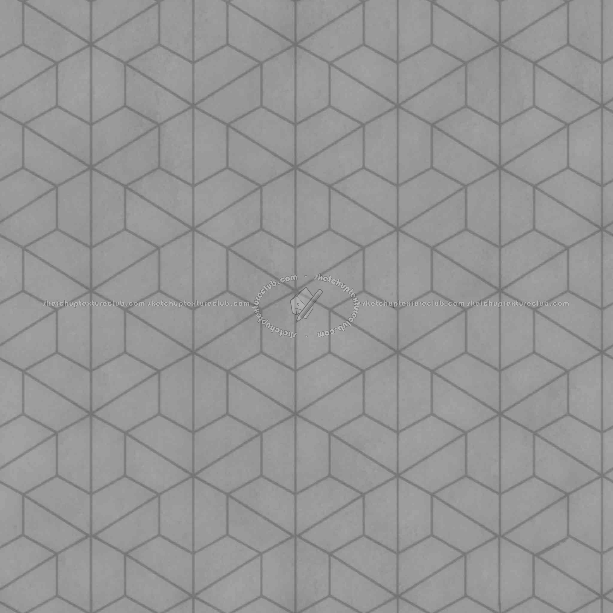 Textures   -   ARCHITECTURE   -   PAVING OUTDOOR   -   Concrete   -   Blocks mixed  - Paving concrete mixed size texture seamless 05623 - Displacement