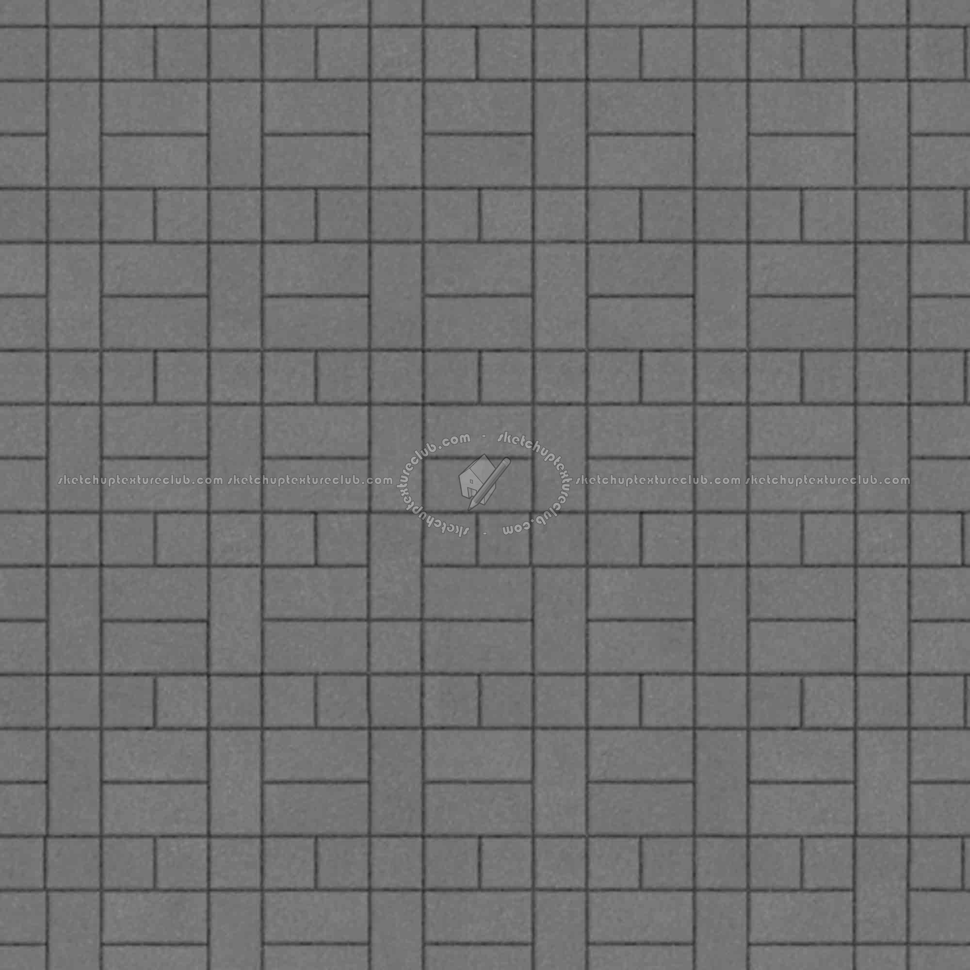 Textures   -   ARCHITECTURE   -   PAVING OUTDOOR   -   Concrete   -   Blocks regular  - Paving outdoor concrete regular block texture seamless 05688 - Displacement