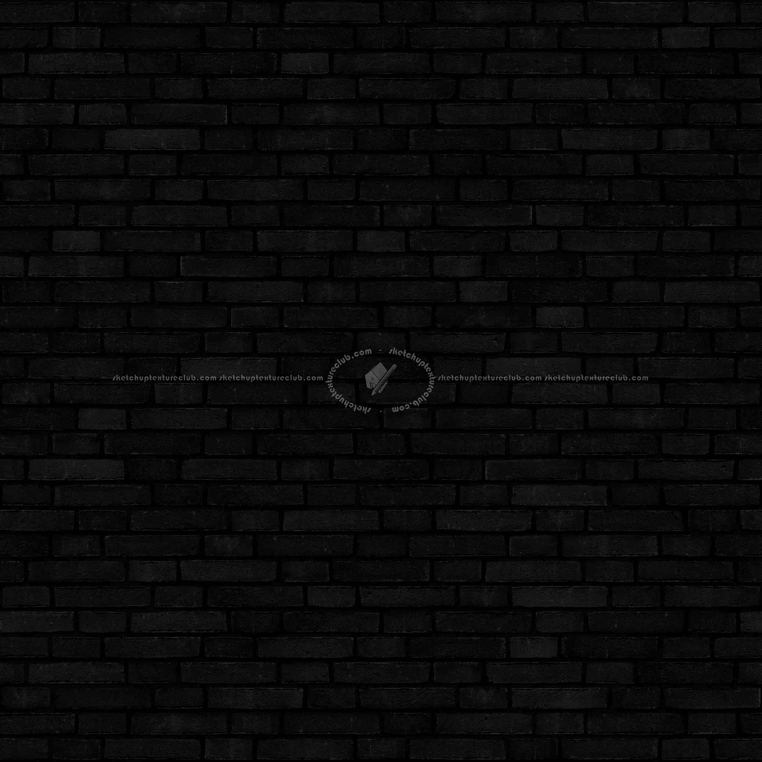 Textures   -   ARCHITECTURE   -   BRICKS   -   Facing Bricks   -   Rustic  - Rustic bricks texture seamless 00236 - Specular