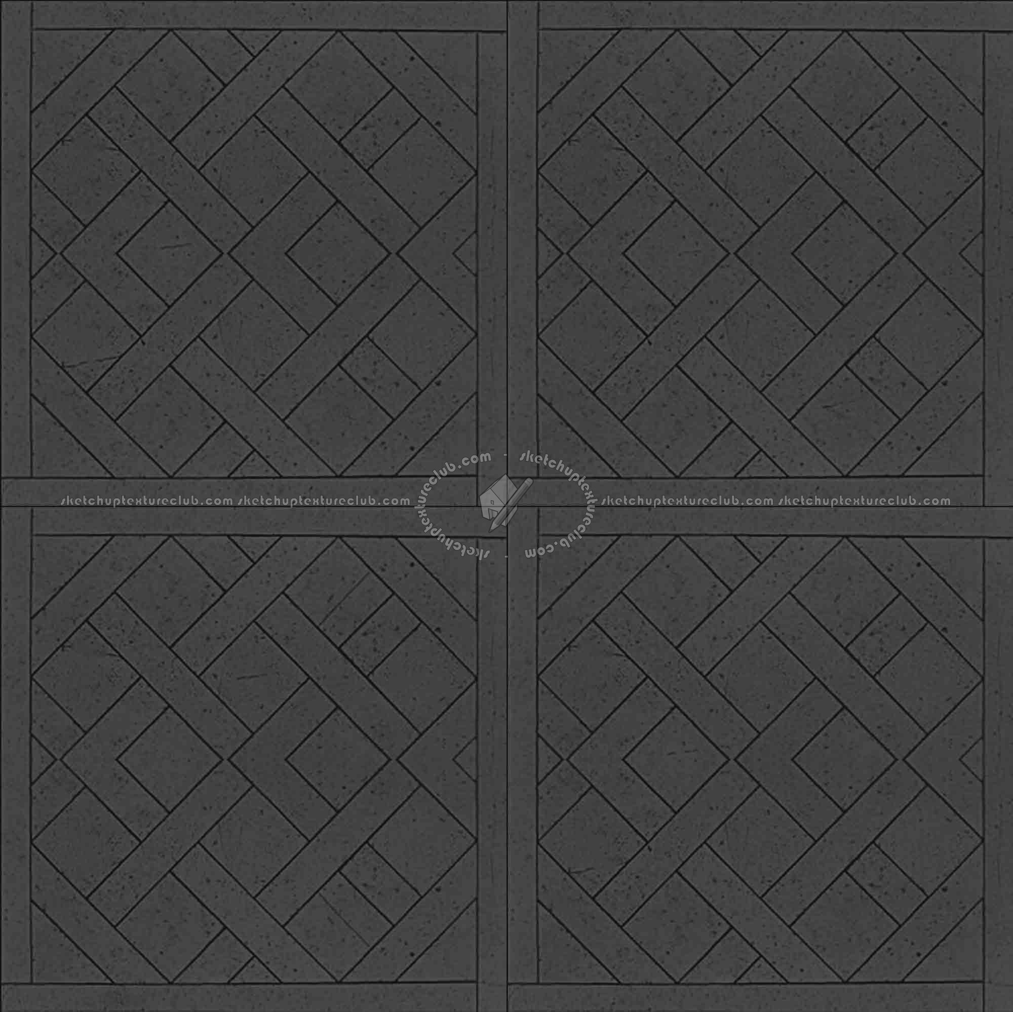 Textures   -   ARCHITECTURE   -   TILES INTERIOR   -   Stone tiles  - Versailles gezoet stone tile texture seamless 20549 - Specular