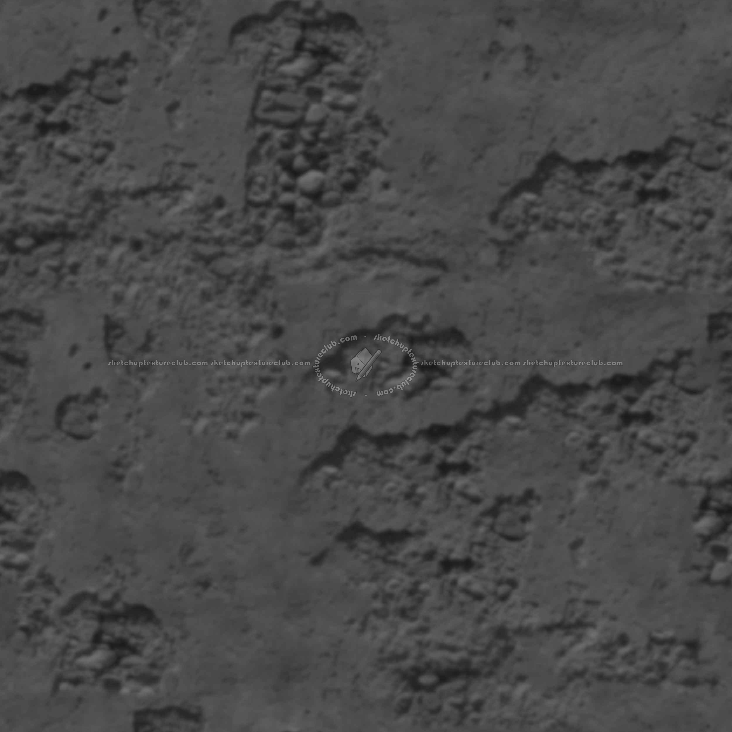 Textures   -   ARCHITECTURE   -   CONCRETE   -   Bare   -   Damaged walls  - Concrete bare damaged texture seamless 01423 - Displacement