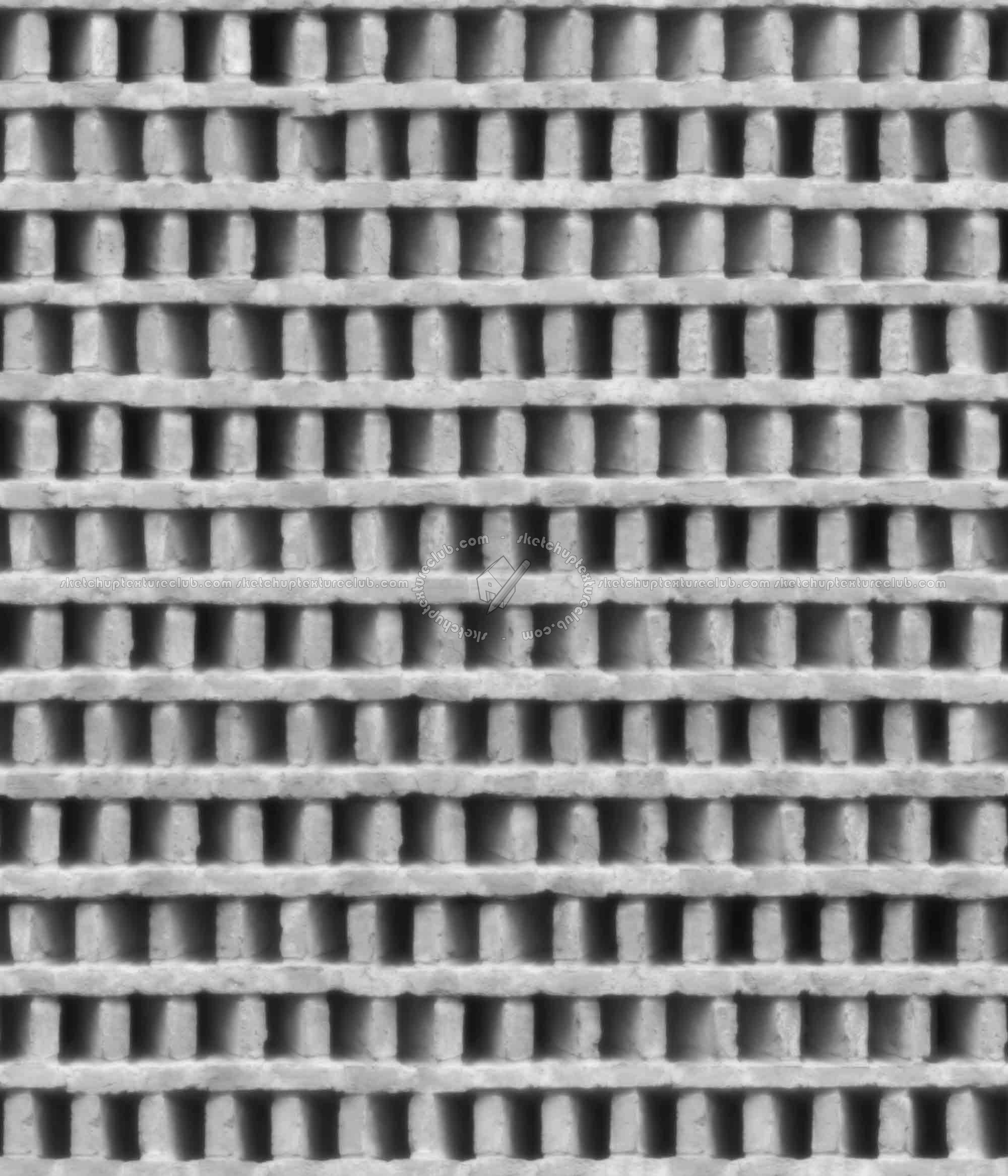 Textures   -   ARCHITECTURE   -   BRICKS   -   Special Bricks  - Italy old special bricks texture seamless 17362 - Displacement