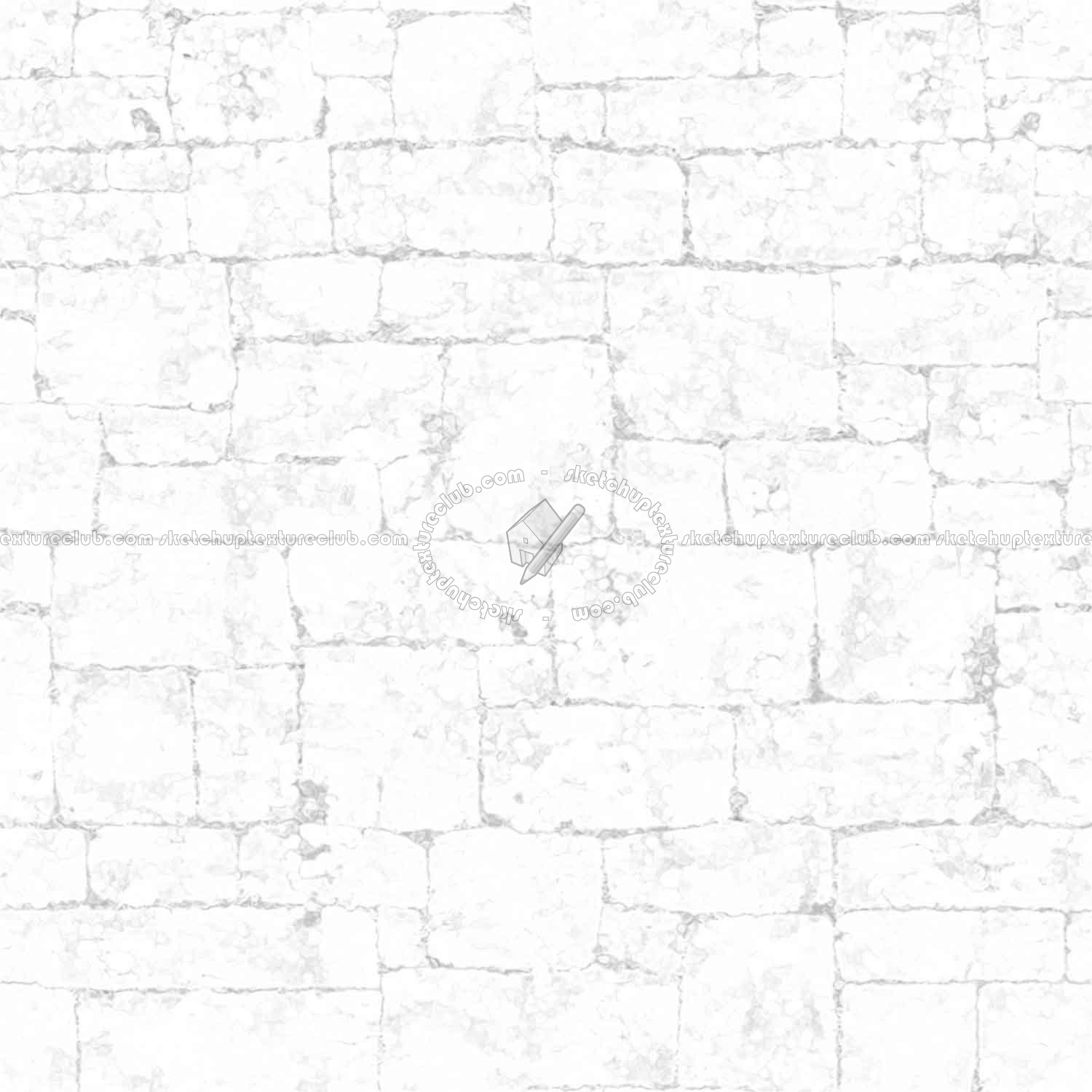 Textures   -   ARCHITECTURE   -   STONES WALLS   -   Stone blocks  - Wall stone with regular blocks texture seamless 08356 - Ambient occlusion
