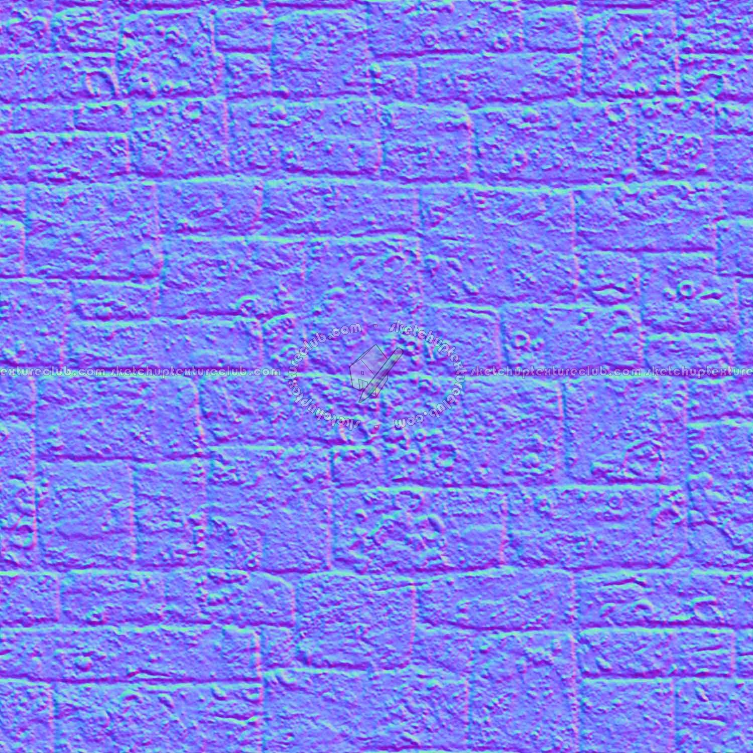 Textures   -   ARCHITECTURE   -   STONES WALLS   -   Stone blocks  - Wall stone with regular blocks texture seamless 08356 - Normal