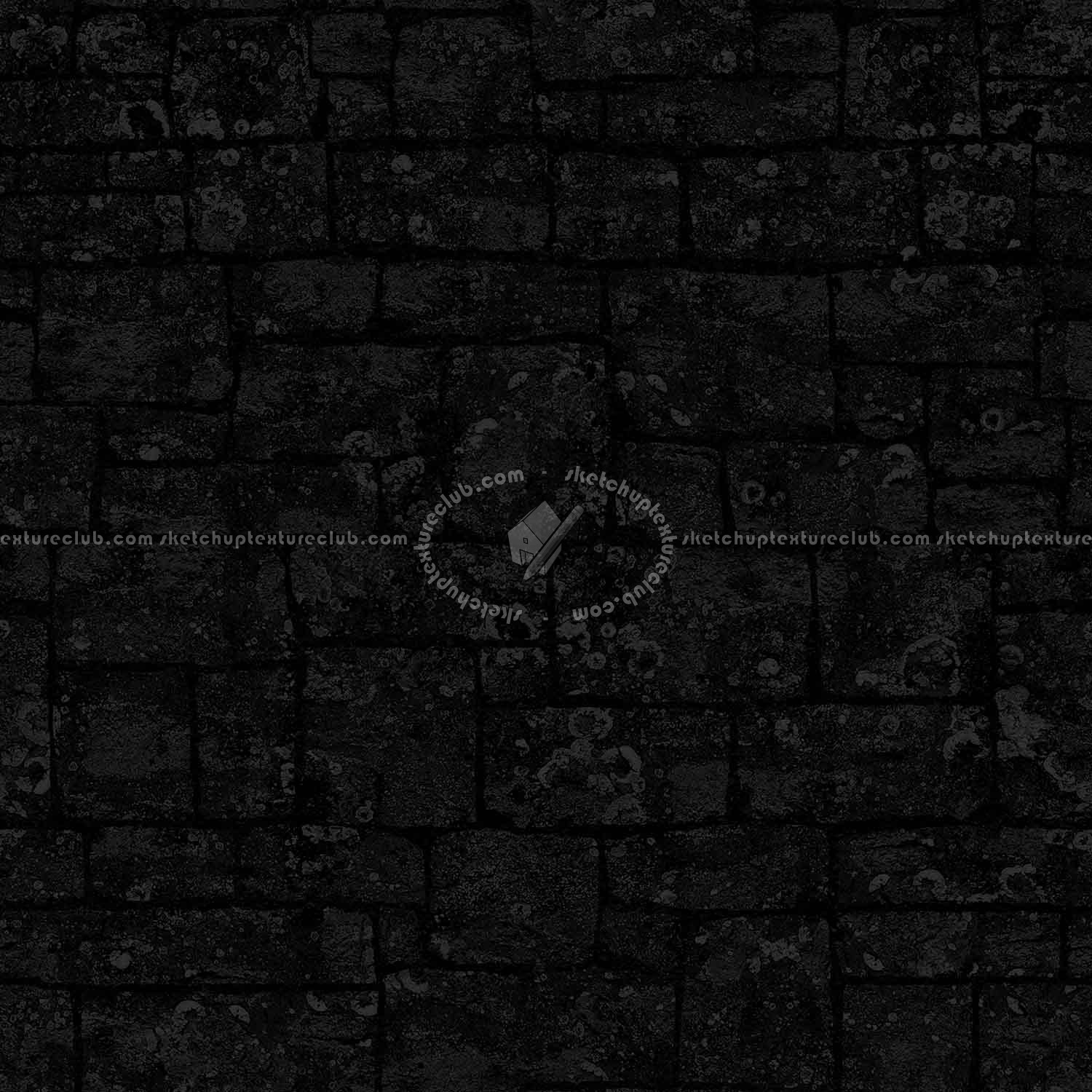 Textures   -   ARCHITECTURE   -   STONES WALLS   -   Stone blocks  - Wall stone with regular blocks texture seamless 08356 - Specular