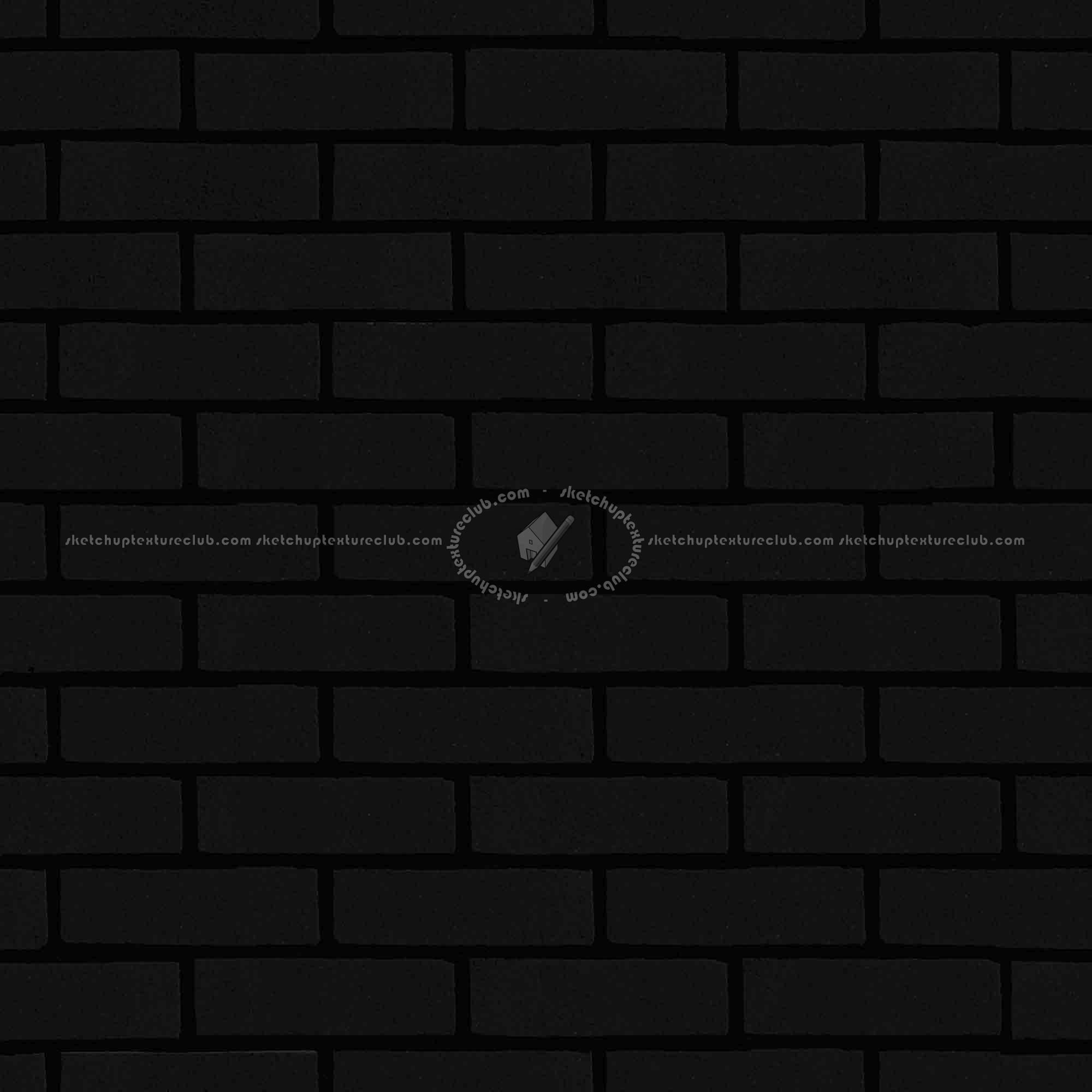 Textures   -   ARCHITECTURE   -   BRICKS   -   Facing Bricks   -   Smooth  - Facing smooth bricks texture seamless 00314 - Specular