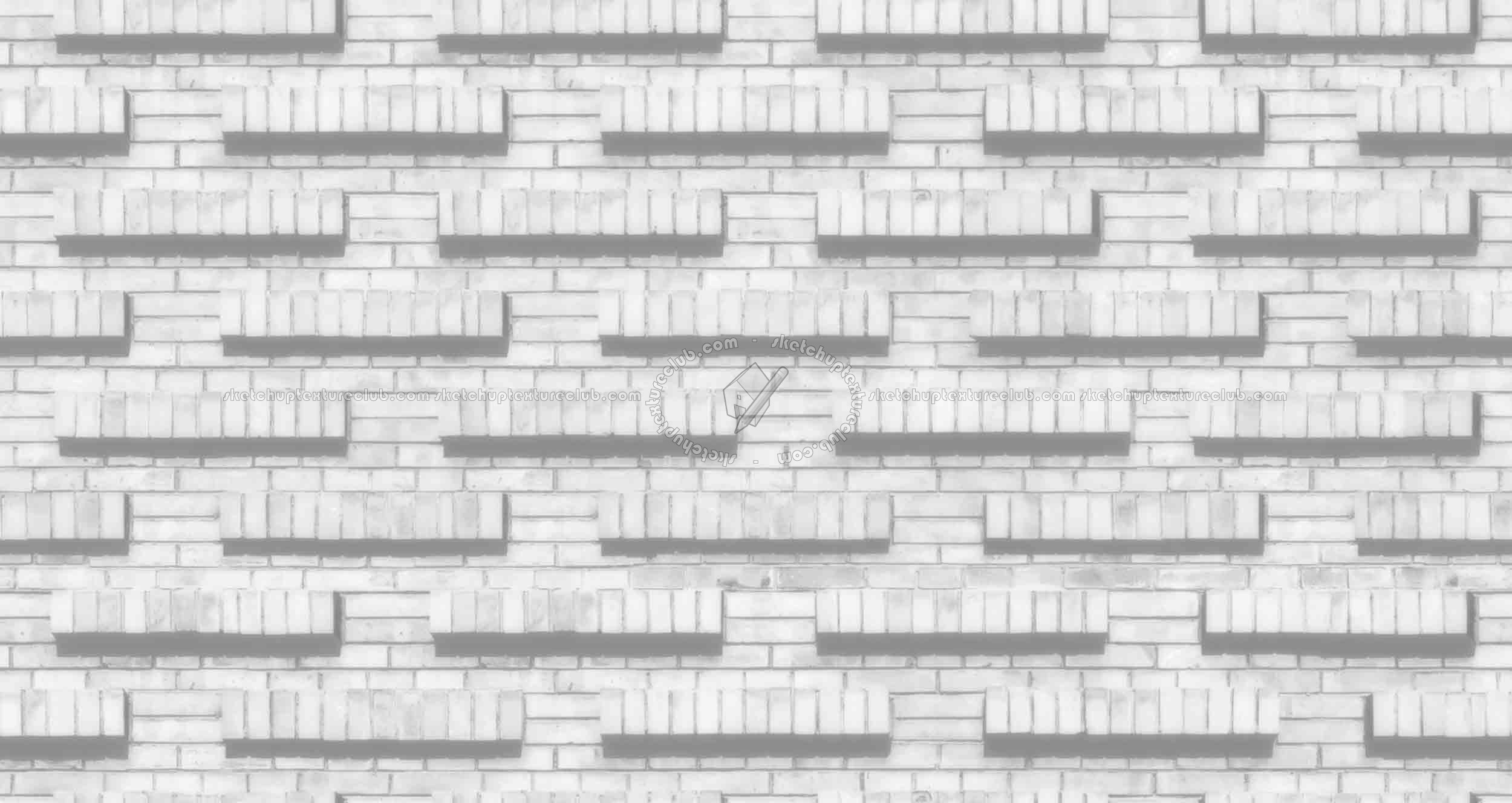 Textures   -   ARCHITECTURE   -   BRICKS   -   Special Bricks  - Italy vintage special wall briks texture seamless 18203 - Displacement