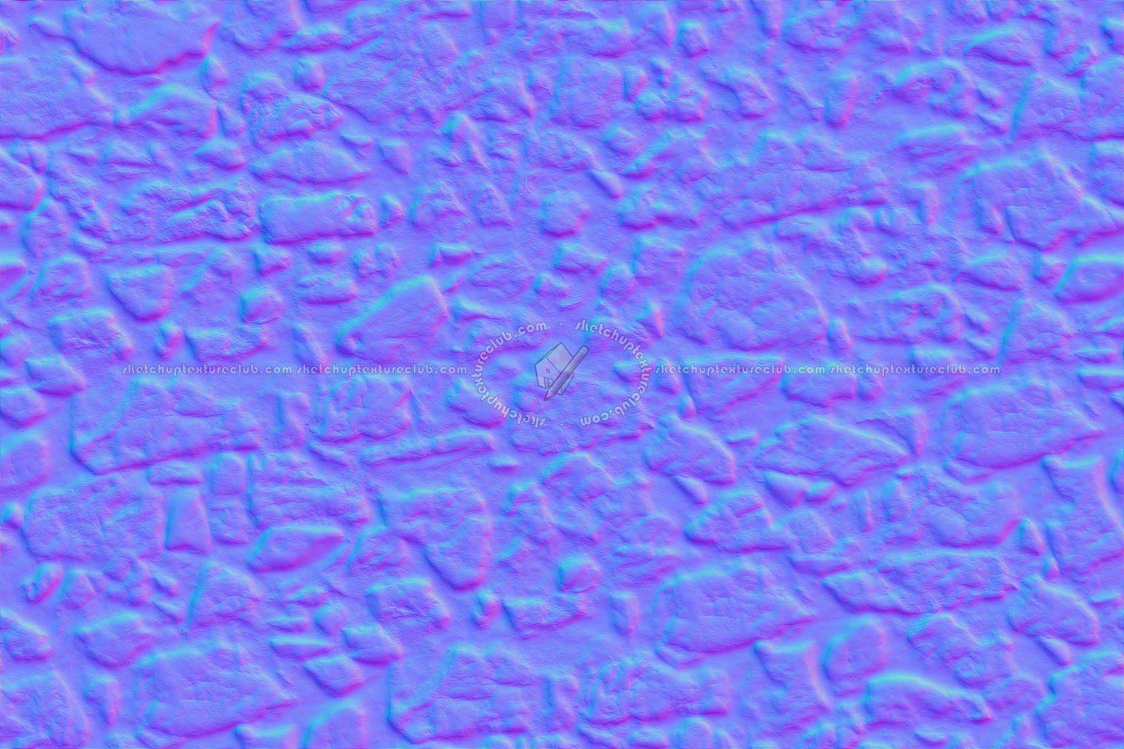 Textures   -   ARCHITECTURE   -   STONES WALLS   -   Damaged walls  - old damaged wall stone texture seamless 21356 - Normal