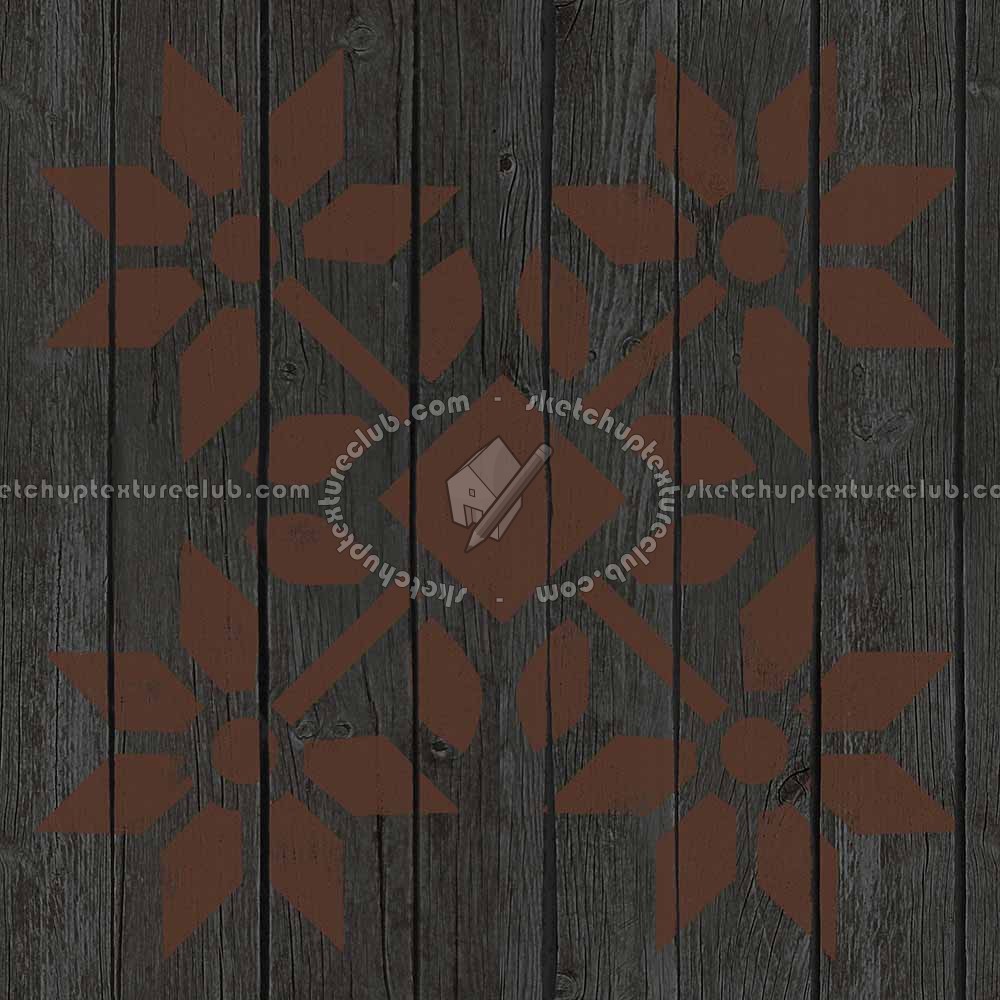 Textures   -   ARCHITECTURE   -   WOOD FLOORS   -   Decorated  - Parquet decorated stencil texture seamless 04689 (seamless)