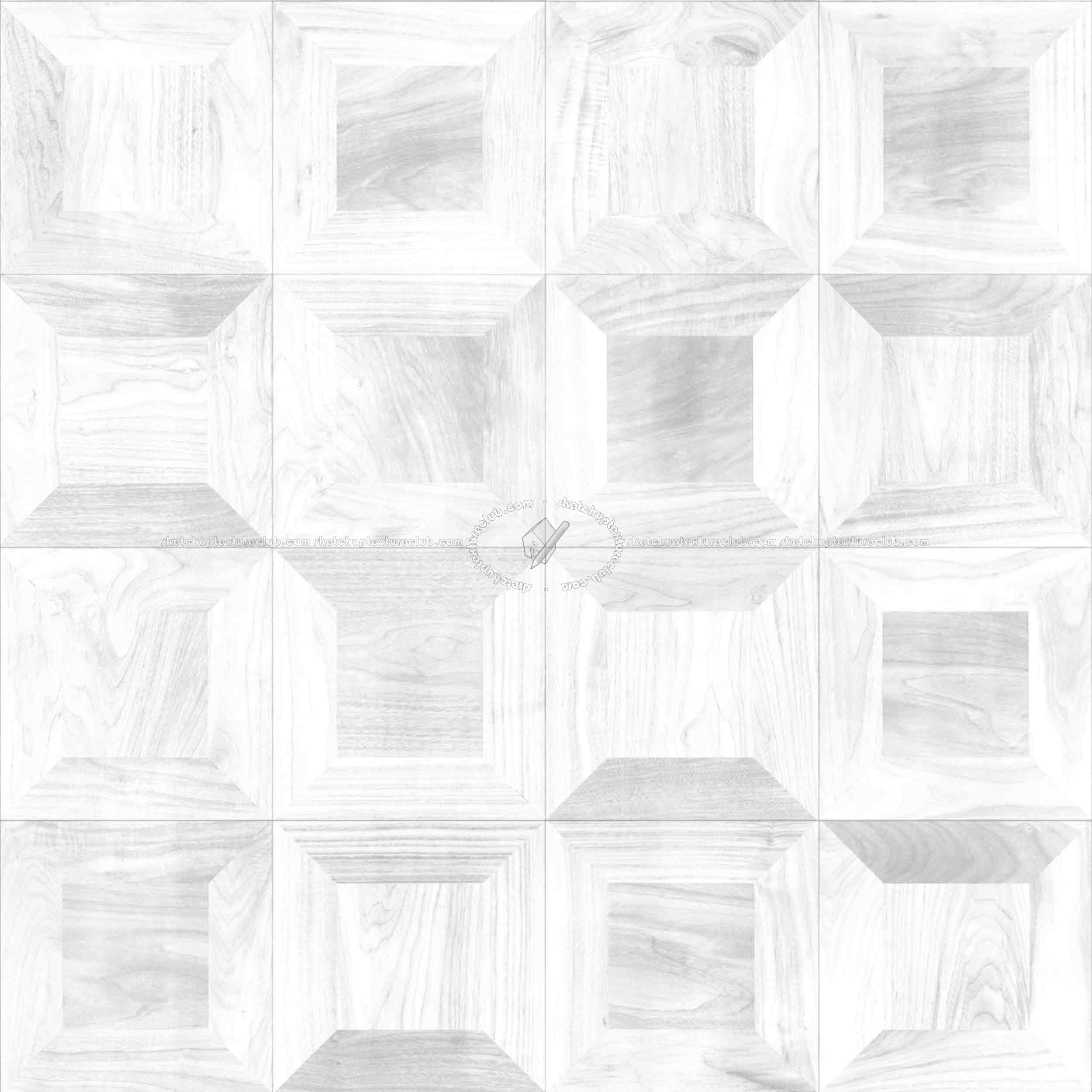 Textures   -   ARCHITECTURE   -   WOOD FLOORS   -   Parquet square  - American walnut square wood flooring texture seamless 21058 - Ambient occlusion