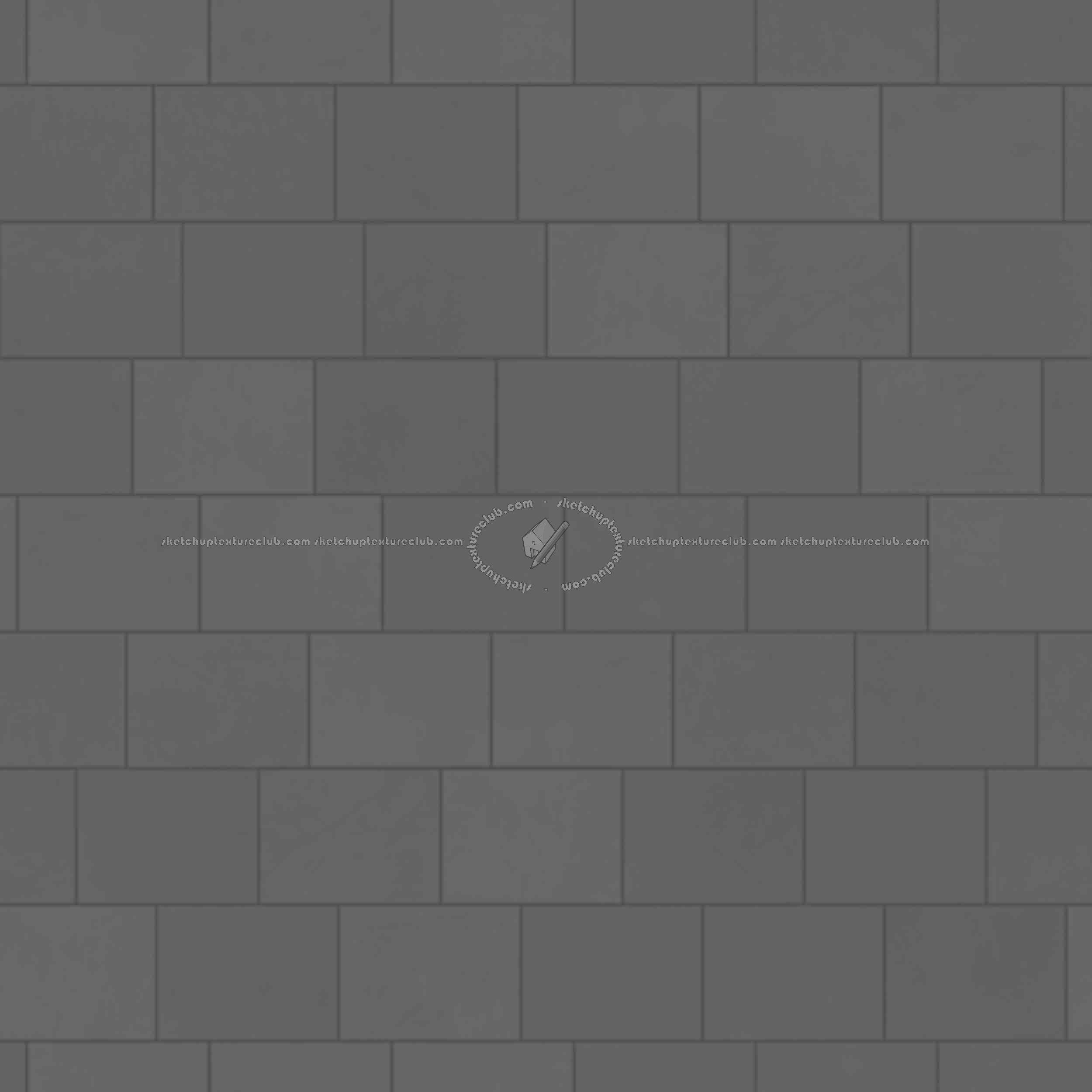 Textures   -   ARCHITECTURE   -   TILES INTERIOR   -   Stone tiles  - Black slate tile texture seamless 21166 - Displacement