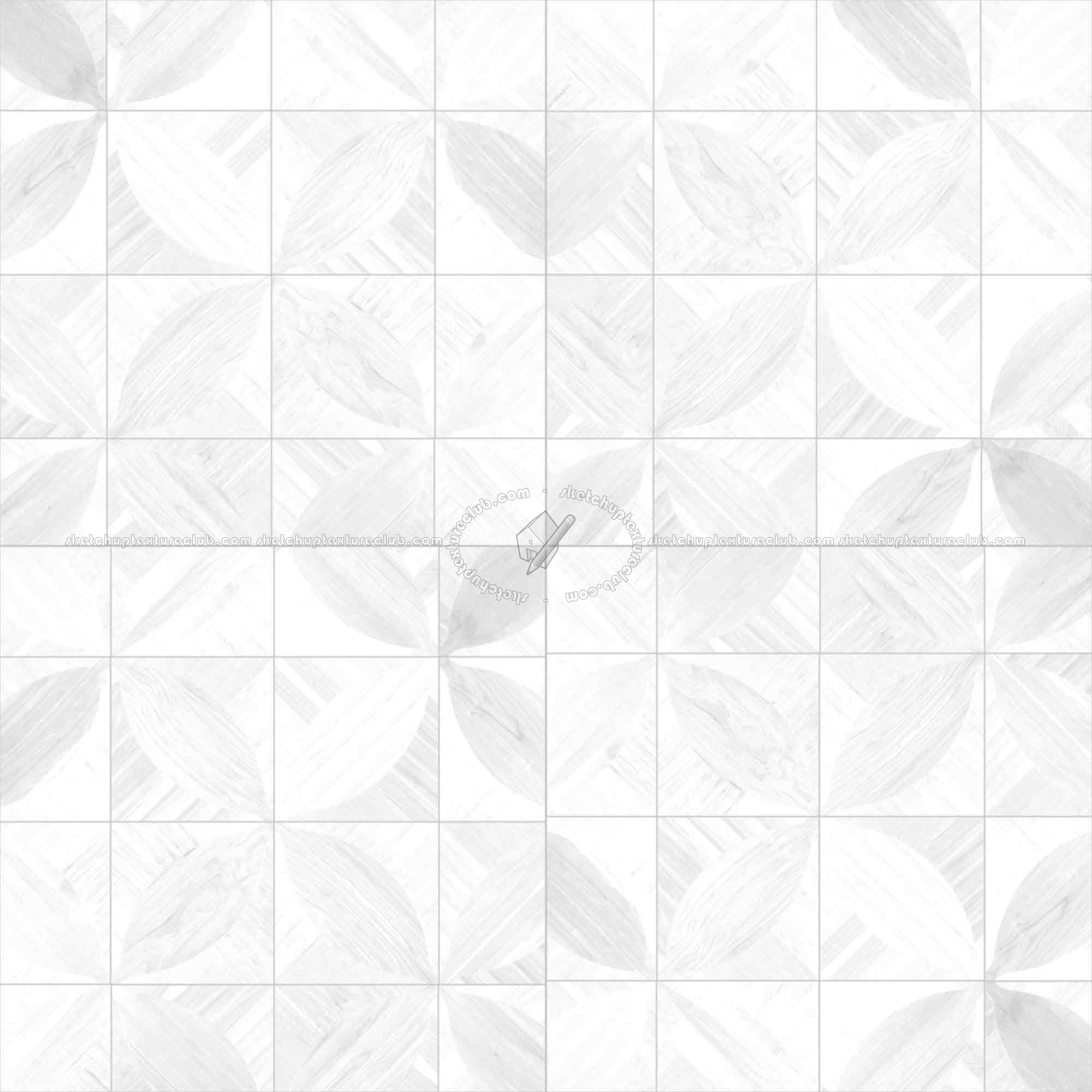 Textures   -   ARCHITECTURE   -   WOOD FLOORS   -   Geometric pattern  - Parquet geometric pattern texture seamless 04787 - Ambient occlusion