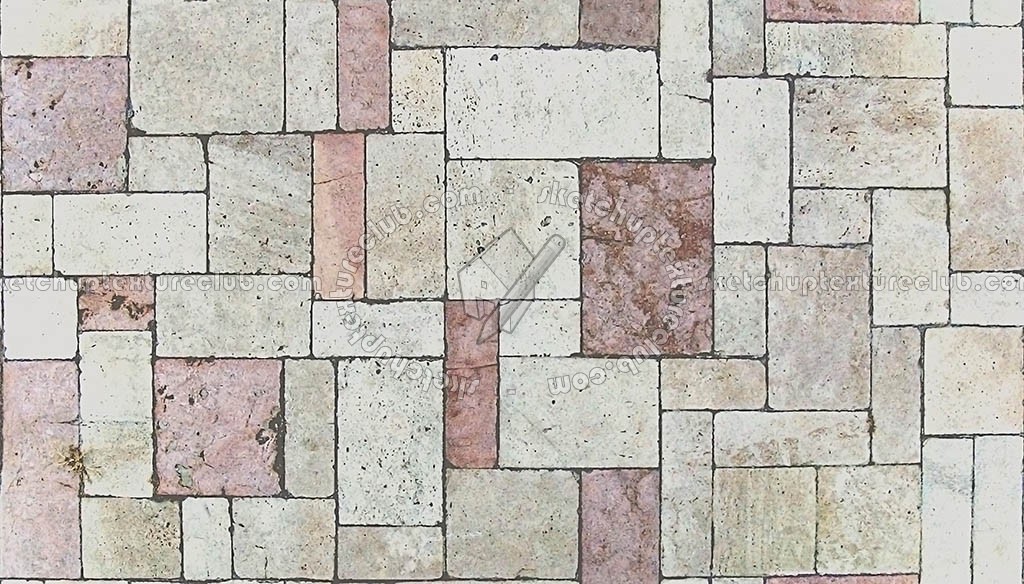 Textures   -   ARCHITECTURE   -   PAVING OUTDOOR   -   Pavers stone   -   Blocks mixed  - Pavers stone mixed size texture seamless 06152 (seamless)