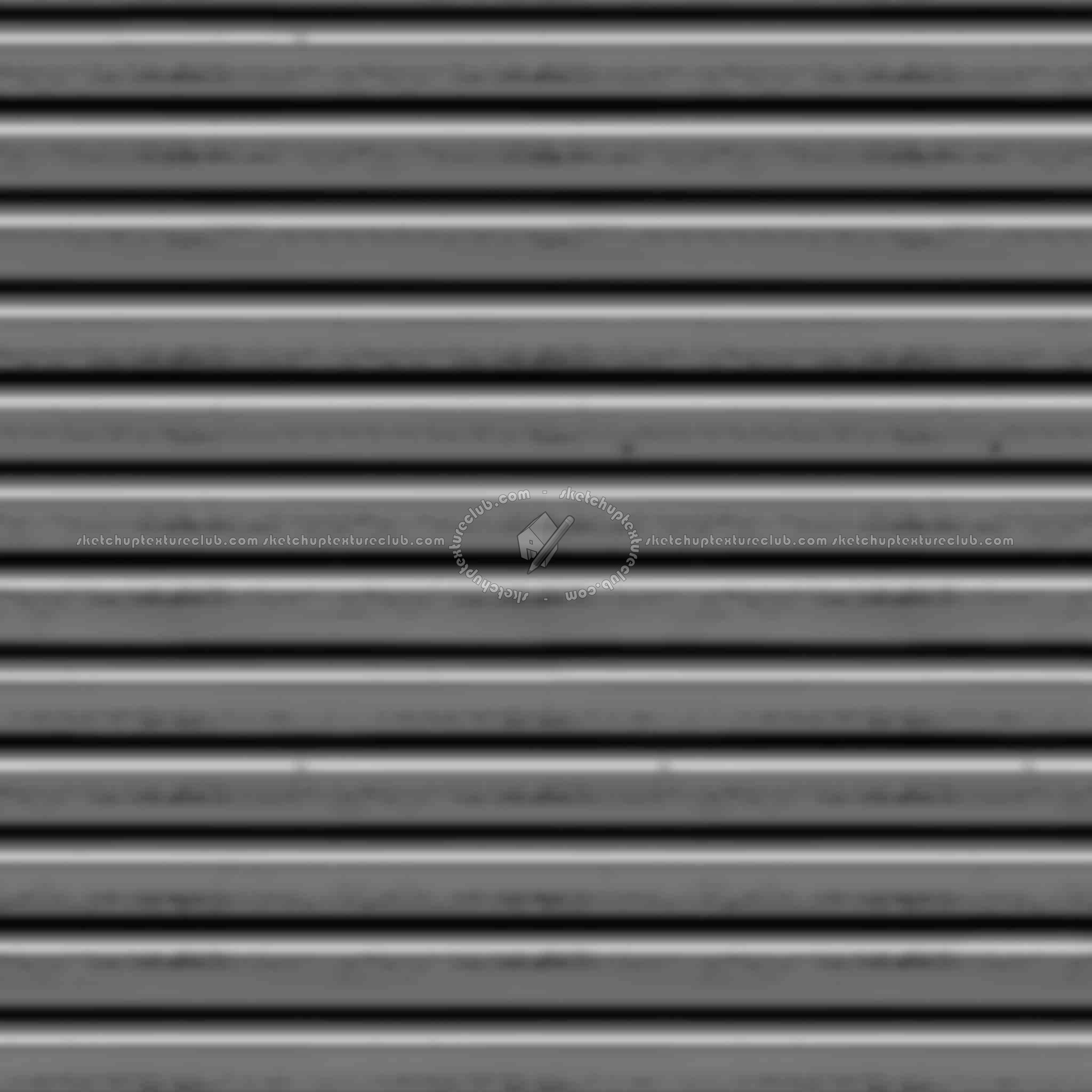 Textures   -   MATERIALS   -   METALS   -   Corrugated  - Steel corrugated rusty metal texture seamless 09983 - Displacement