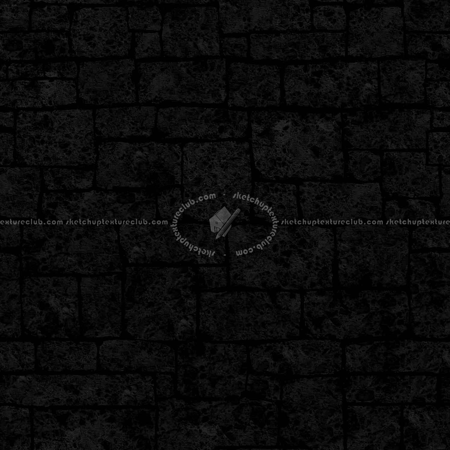 Textures   -   ARCHITECTURE   -   STONES WALLS   -   Stone blocks  - Wall stone with regular blocks texture seamless 08358 - Specular