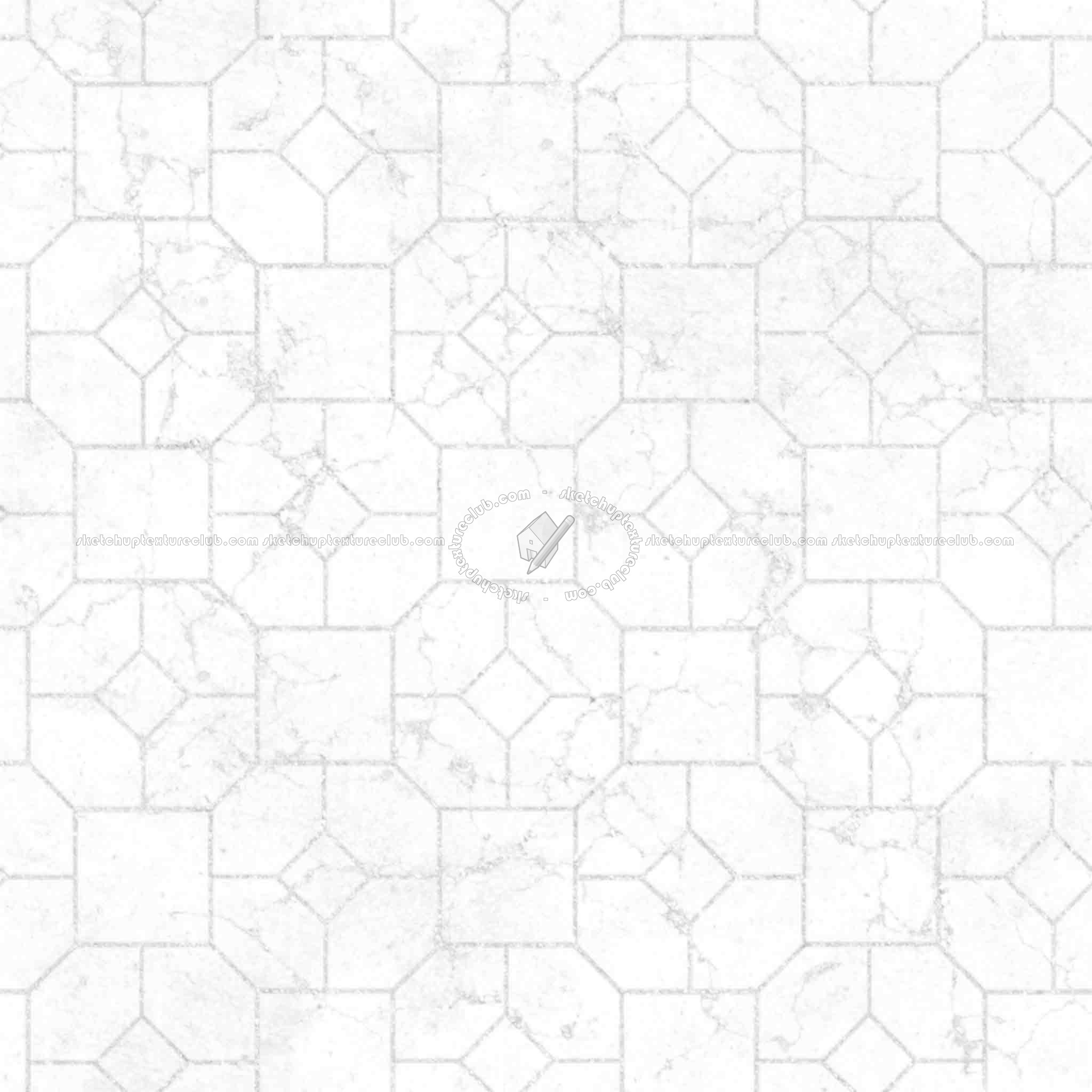 Textures   -   ARCHITECTURE   -   PAVING OUTDOOR   -   Concrete   -   Blocks damaged  - Concrete paving outdoor damaged texture seamless 05560 - Ambient occlusion