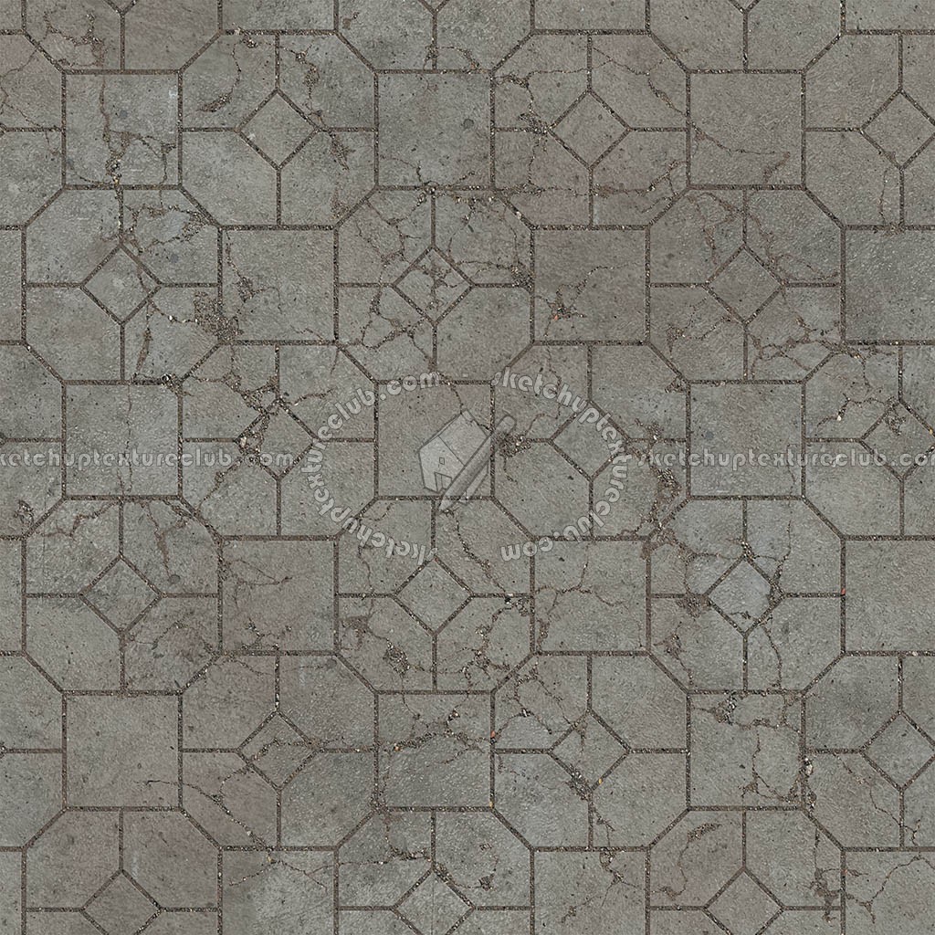 Textures   -   ARCHITECTURE   -   PAVING OUTDOOR   -   Concrete   -   Blocks damaged  - Concrete paving outdoor damaged texture seamless 05560 (seamless)