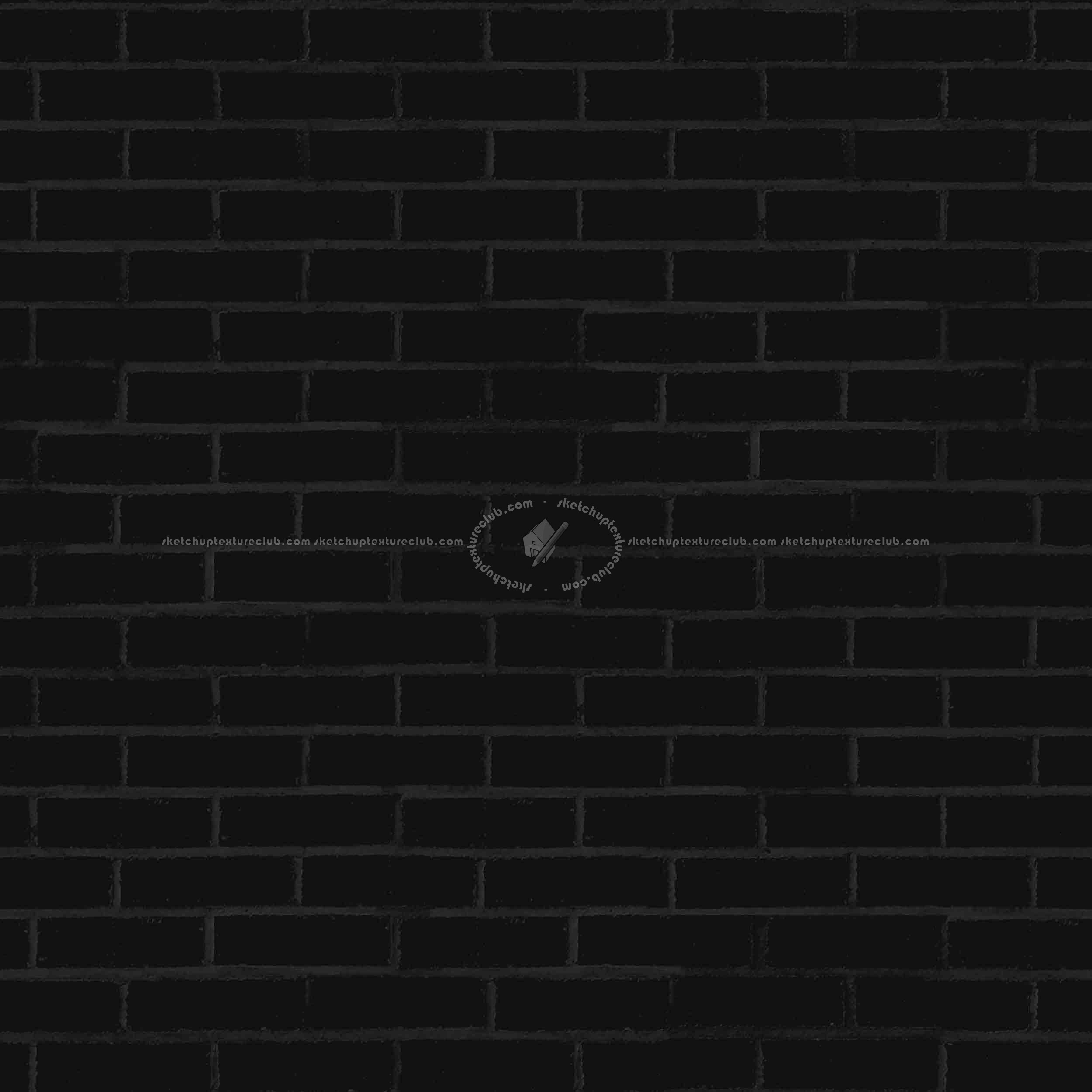 Textures   -   ARCHITECTURE   -   BRICKS   -   Facing Bricks   -   Smooth  - Facing smooth bricks texture seamless 00316 - Specular