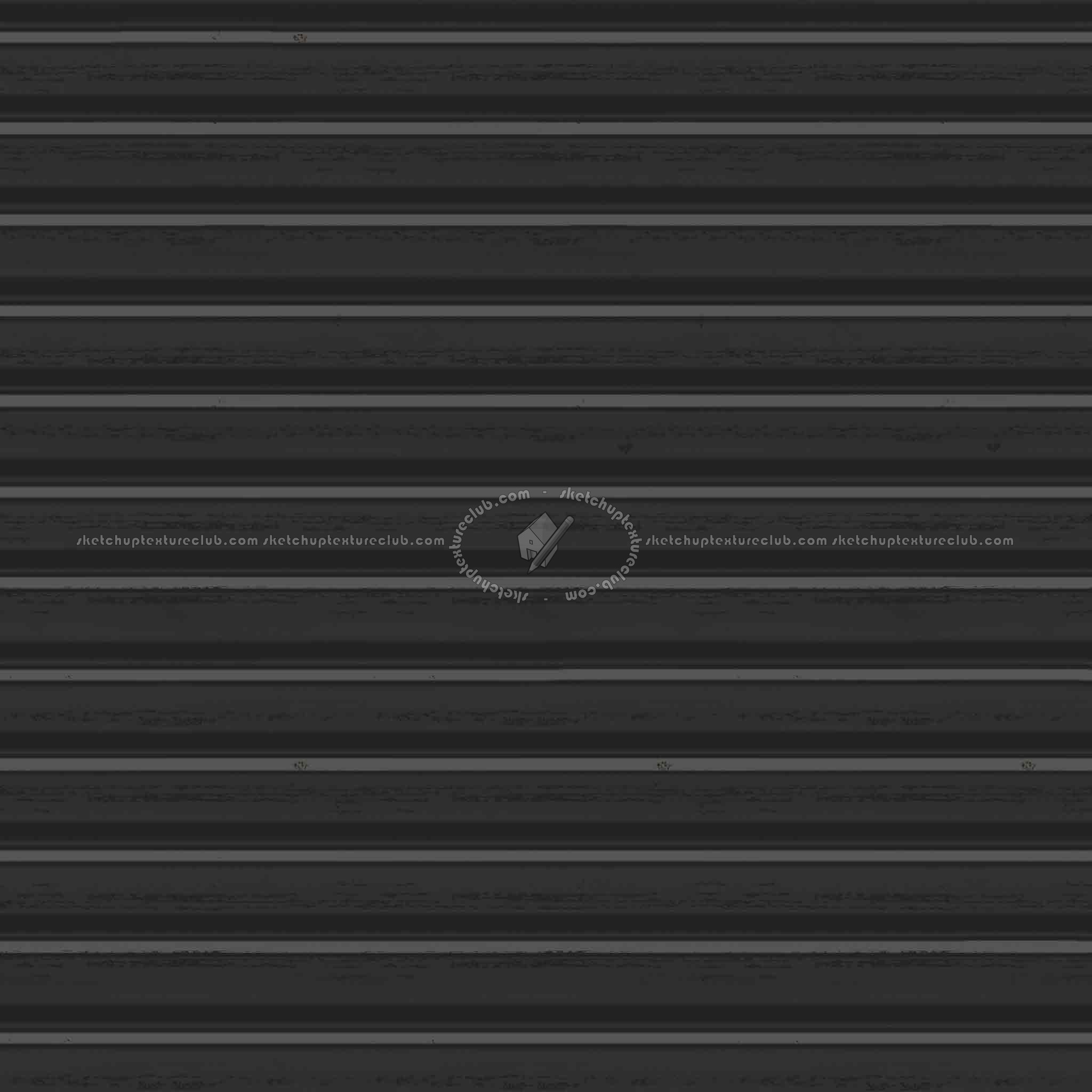 Textures   -   MATERIALS   -   METALS   -   Corrugated  - Iron corrugated dirt rusty metal texture seamless 09984 - Specular