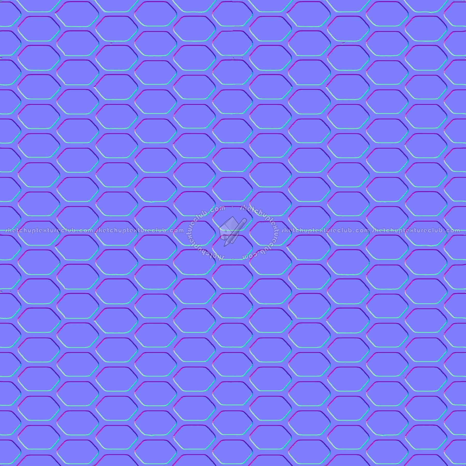 Textures   -   MATERIALS   -   METALS   -   Perforated  - Mesh steel perforate metal texture seamless 10538 - Normal