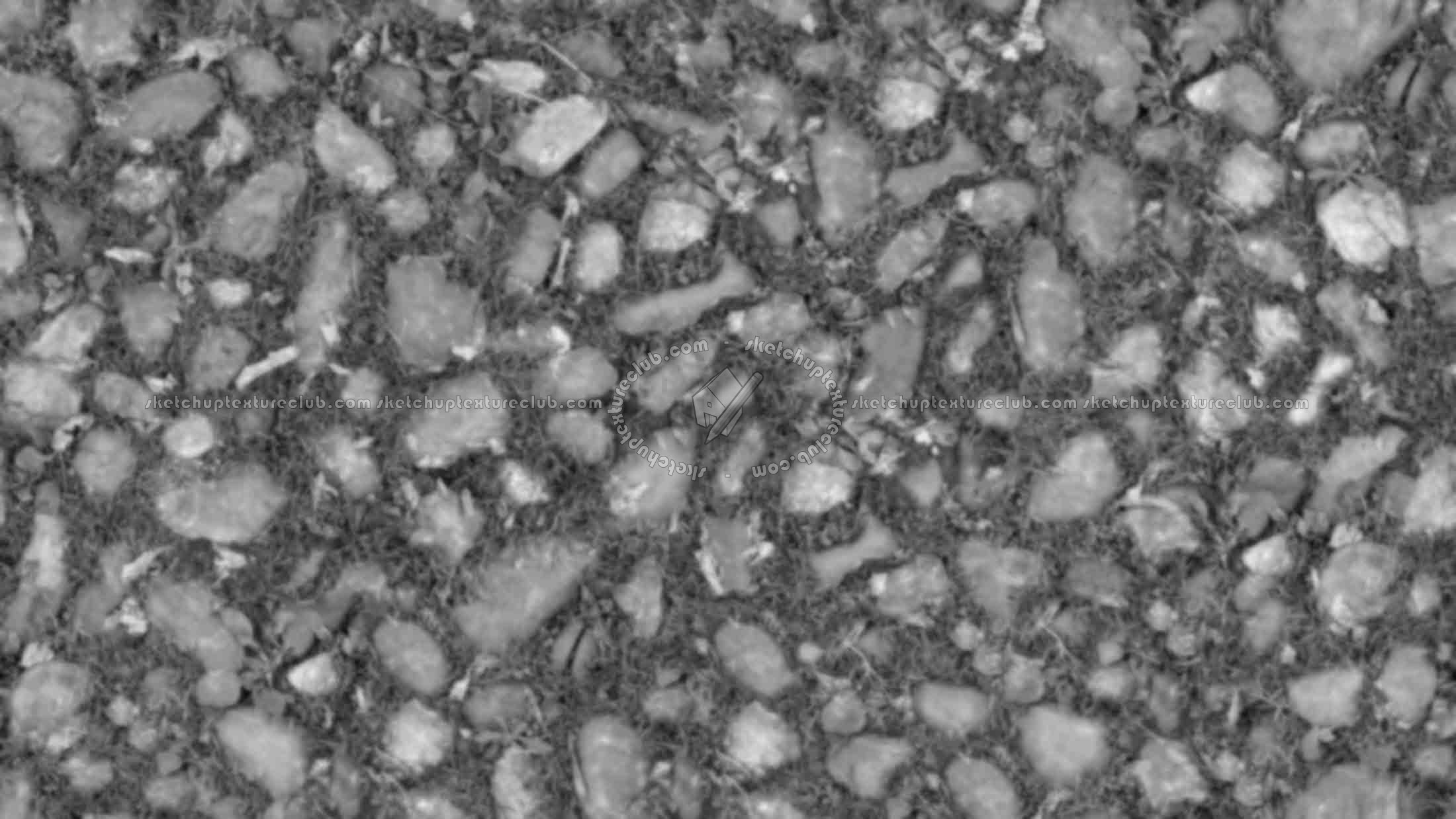 Textures   -   ARCHITECTURE   -   ROADS   -   Paving streets   -   Rounded cobble  - Rounded cobblestone texture seamless 20207 - Displacement