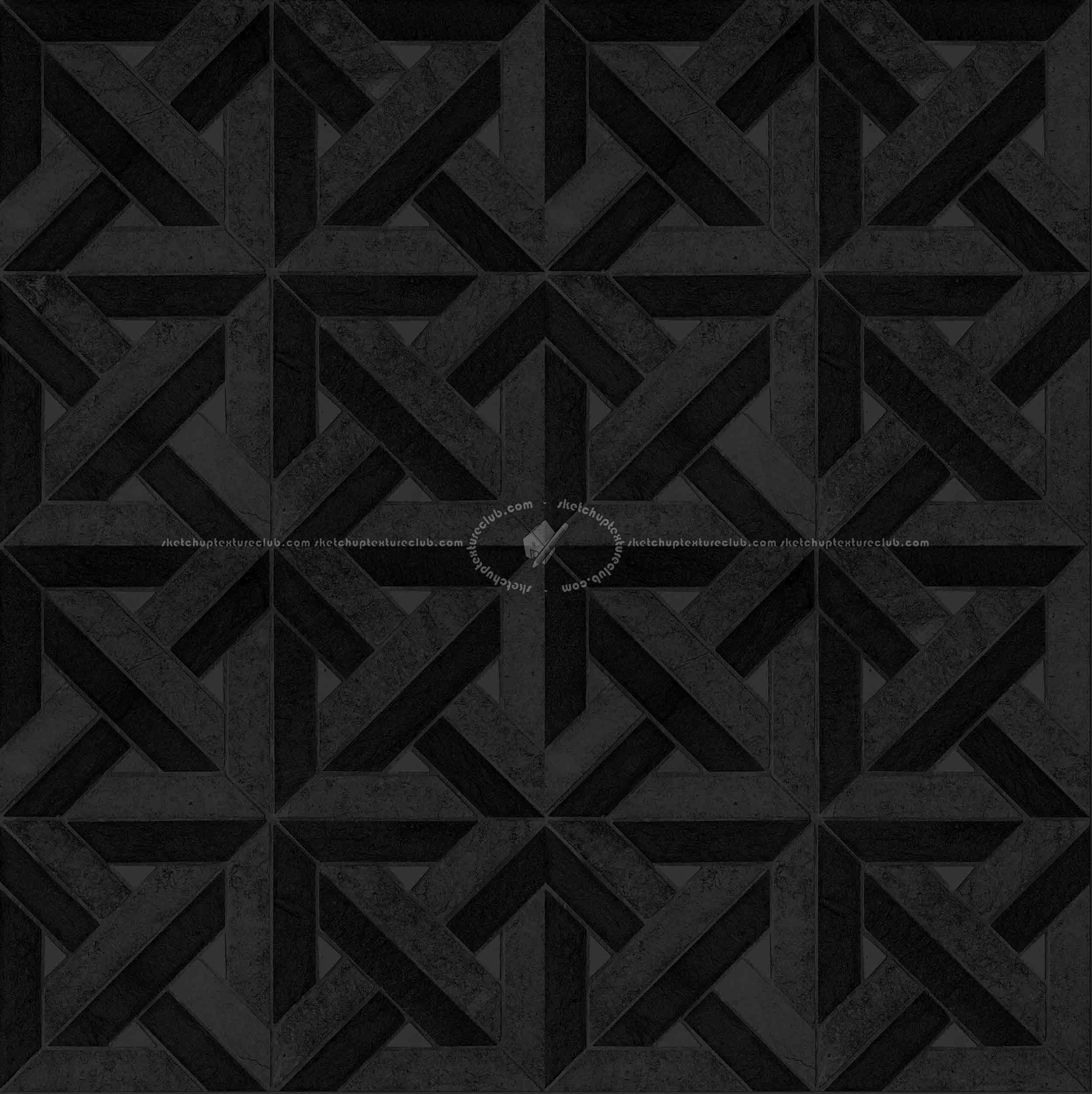 Textures   -   ARCHITECTURE   -   TILES INTERIOR   -   Stone tiles  - Art deco natural stone texture seamless 21168 - Specular