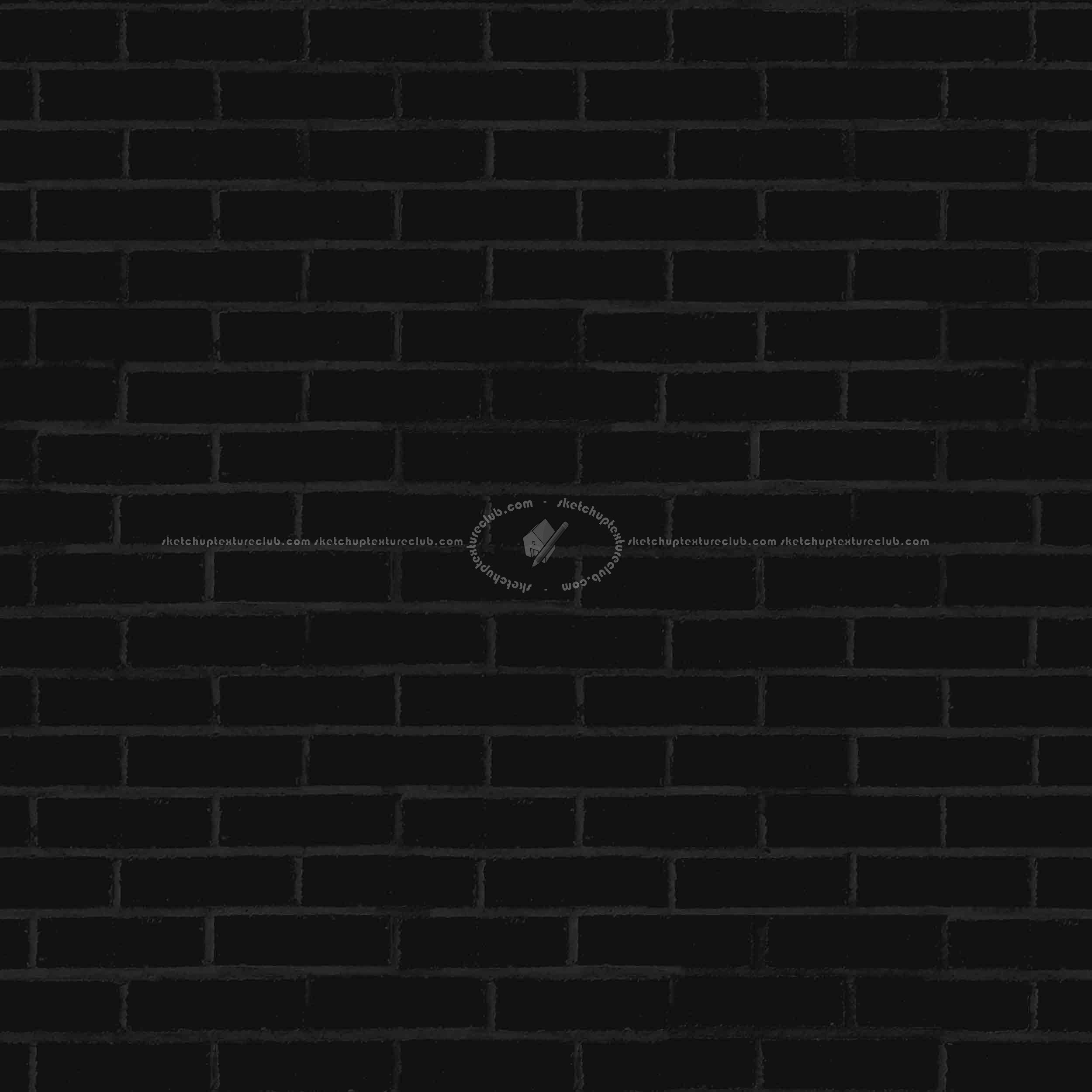 Textures   -   ARCHITECTURE   -   BRICKS   -   Facing Bricks   -   Smooth  - Facing smooth bricks texture seamless 00317 - Specular