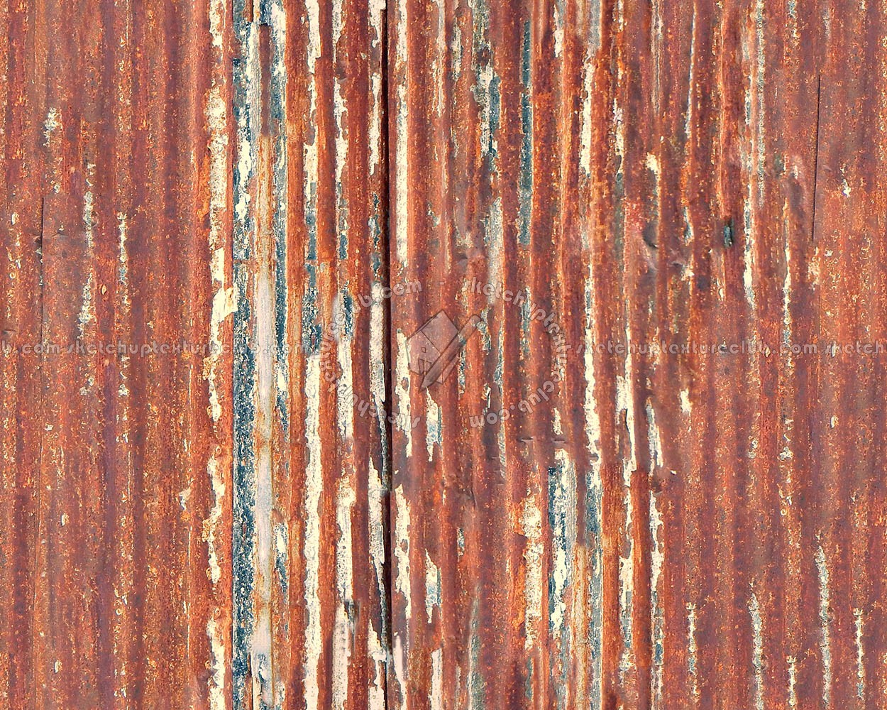 Iron corrugated dirt rusty metal texture seamless 09985