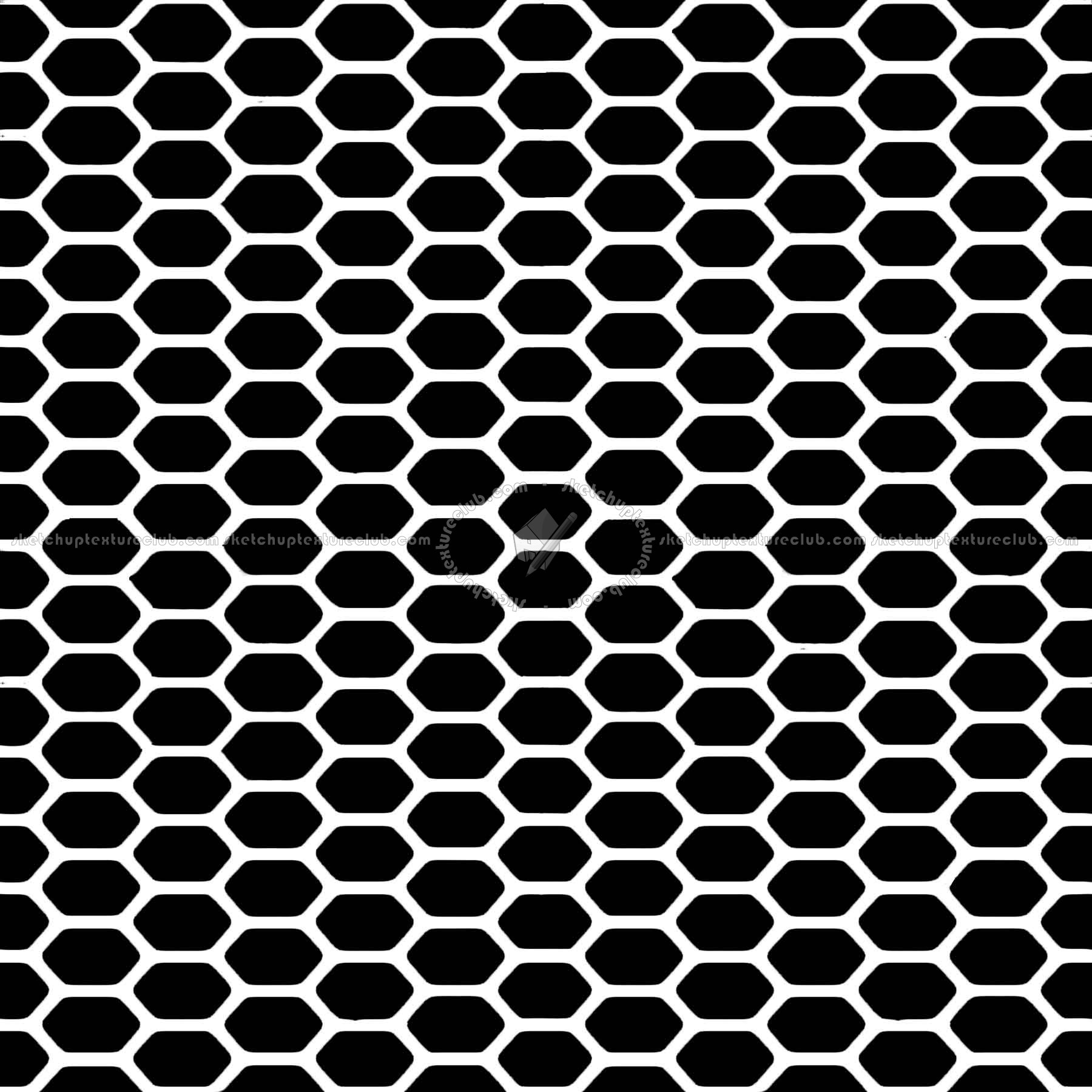 Textures   -   MATERIALS   -   METALS   -   Perforated  - Mesh steel perforate metal texture seamless 10539 - Mask