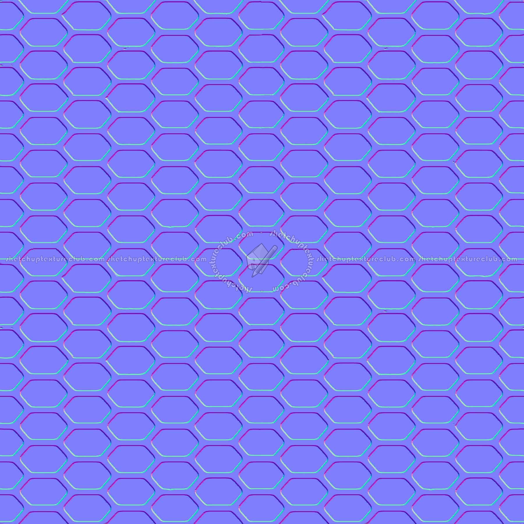 Textures   -   MATERIALS   -   METALS   -   Perforated  - Mesh steel perforate metal texture seamless 10539 - Normal