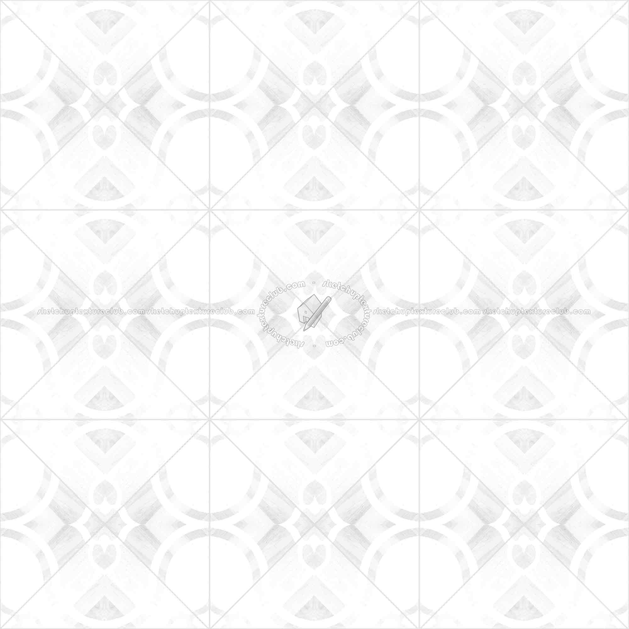 Textures   -   ARCHITECTURE   -   WOOD FLOORS   -   Geometric pattern  - Parquet geometric pattern texture seamless 04789 - Ambient occlusion
