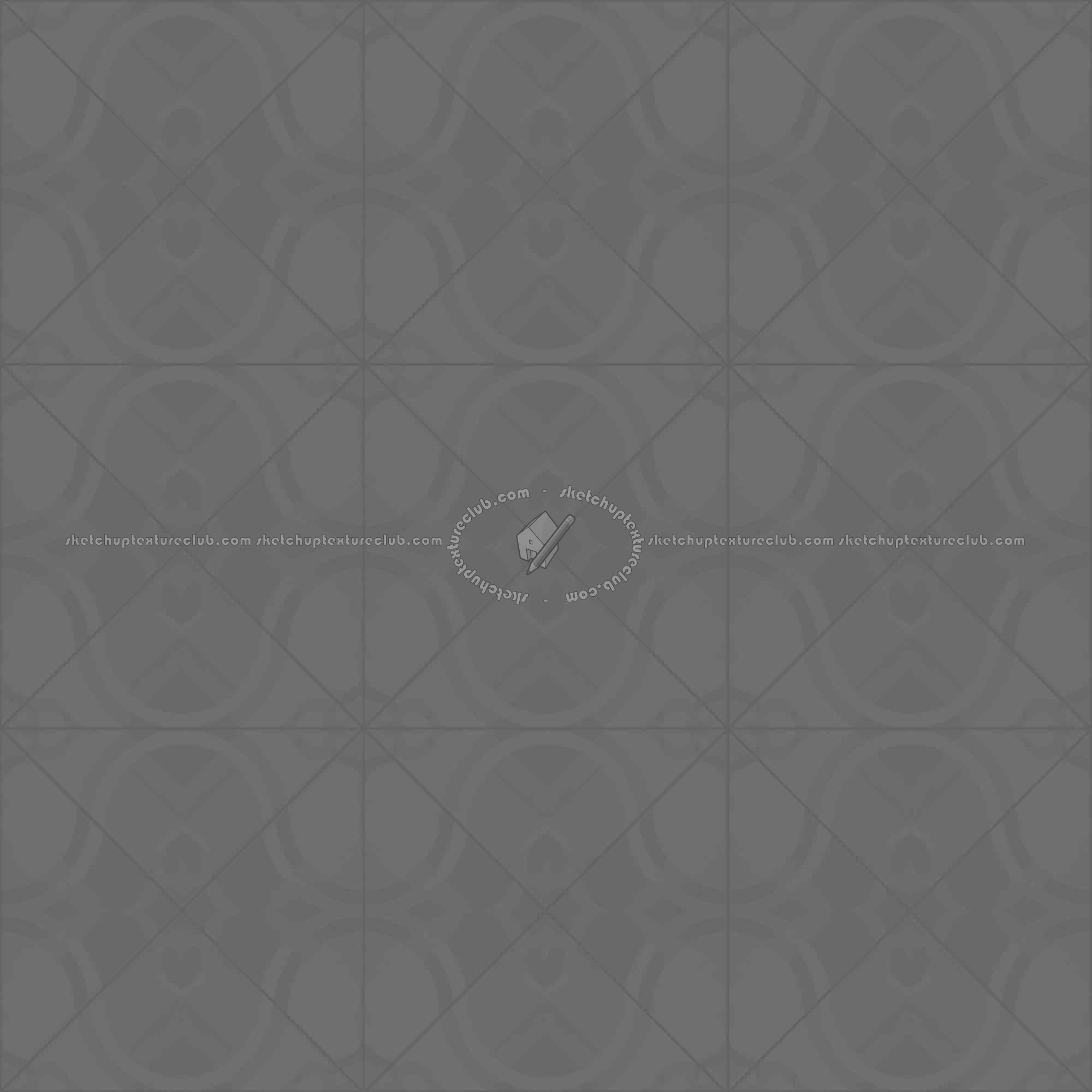 Textures   -   ARCHITECTURE   -   WOOD FLOORS   -   Geometric pattern  - Parquet geometric pattern texture seamless 04789 - Displacement