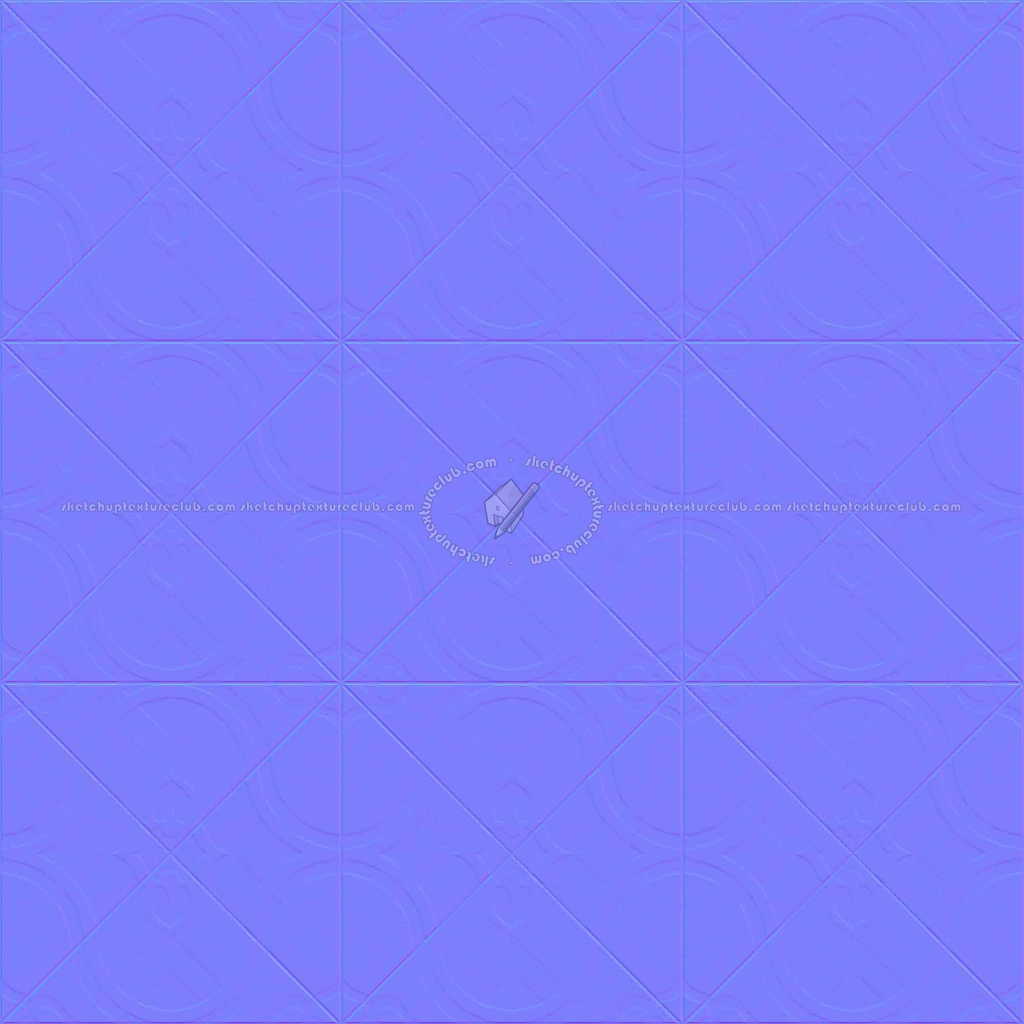 Textures   -   ARCHITECTURE   -   WOOD FLOORS   -   Geometric pattern  - Parquet geometric pattern texture seamless 04789 - Normal