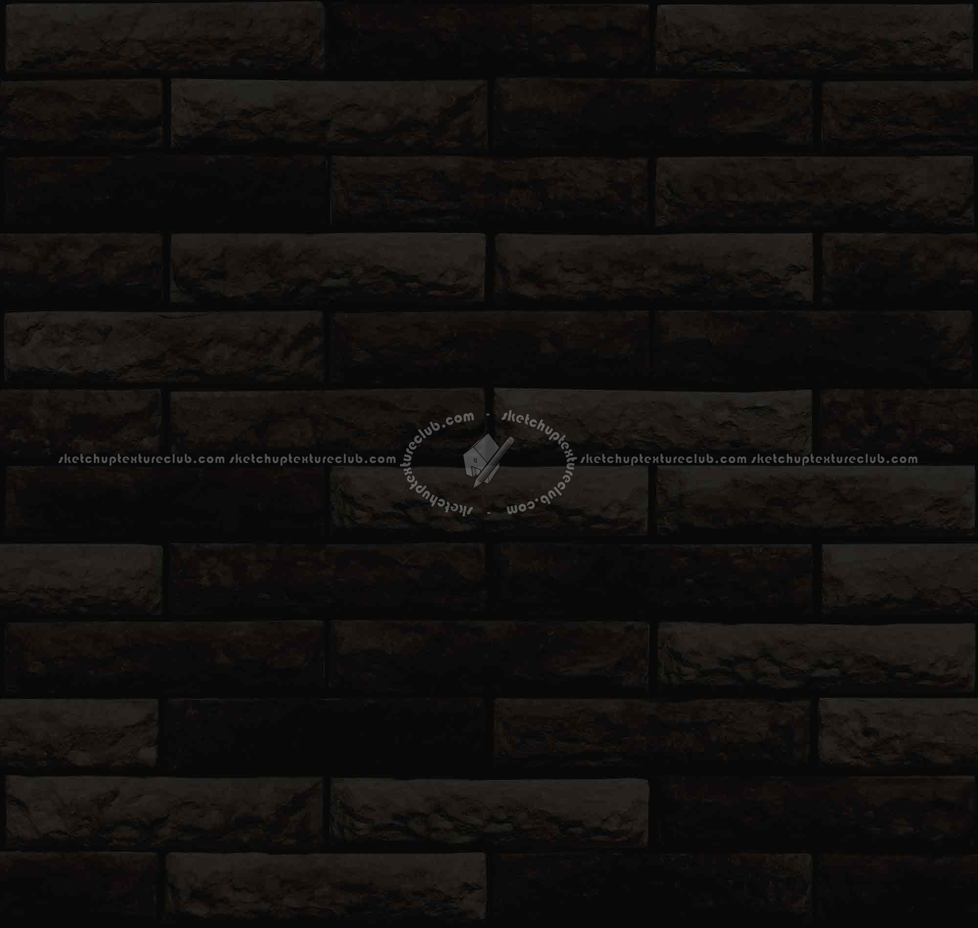 Textures   -   ARCHITECTURE   -   BRICKS   -   Facing Bricks   -   Rustic  - Rustic bricks texture seamless 00241 - Specular