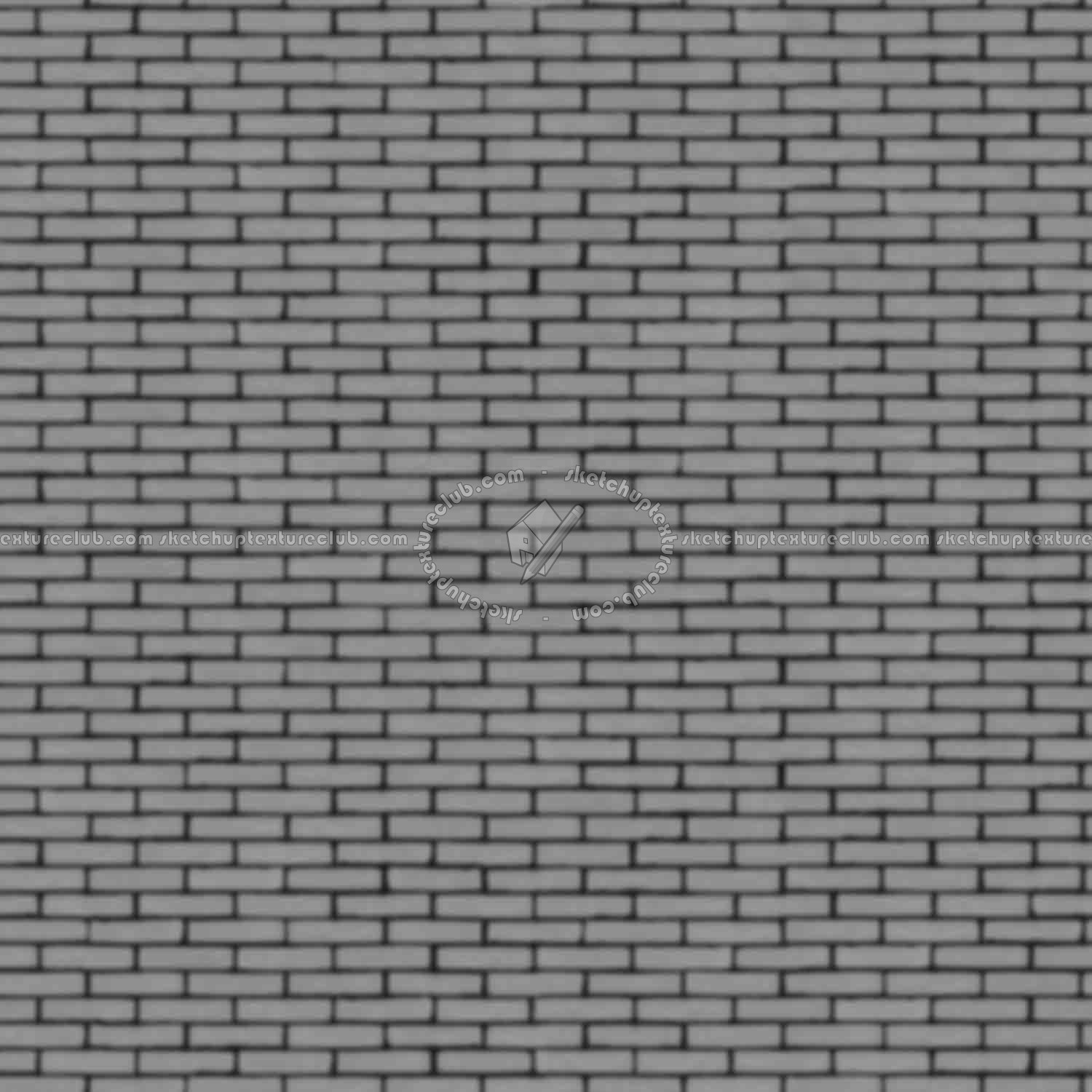 Textures   -   ARCHITECTURE   -   BRICKS   -   Facing Bricks   -   Smooth  - Facing smooth bricks texture seamless 00318 - Displacement