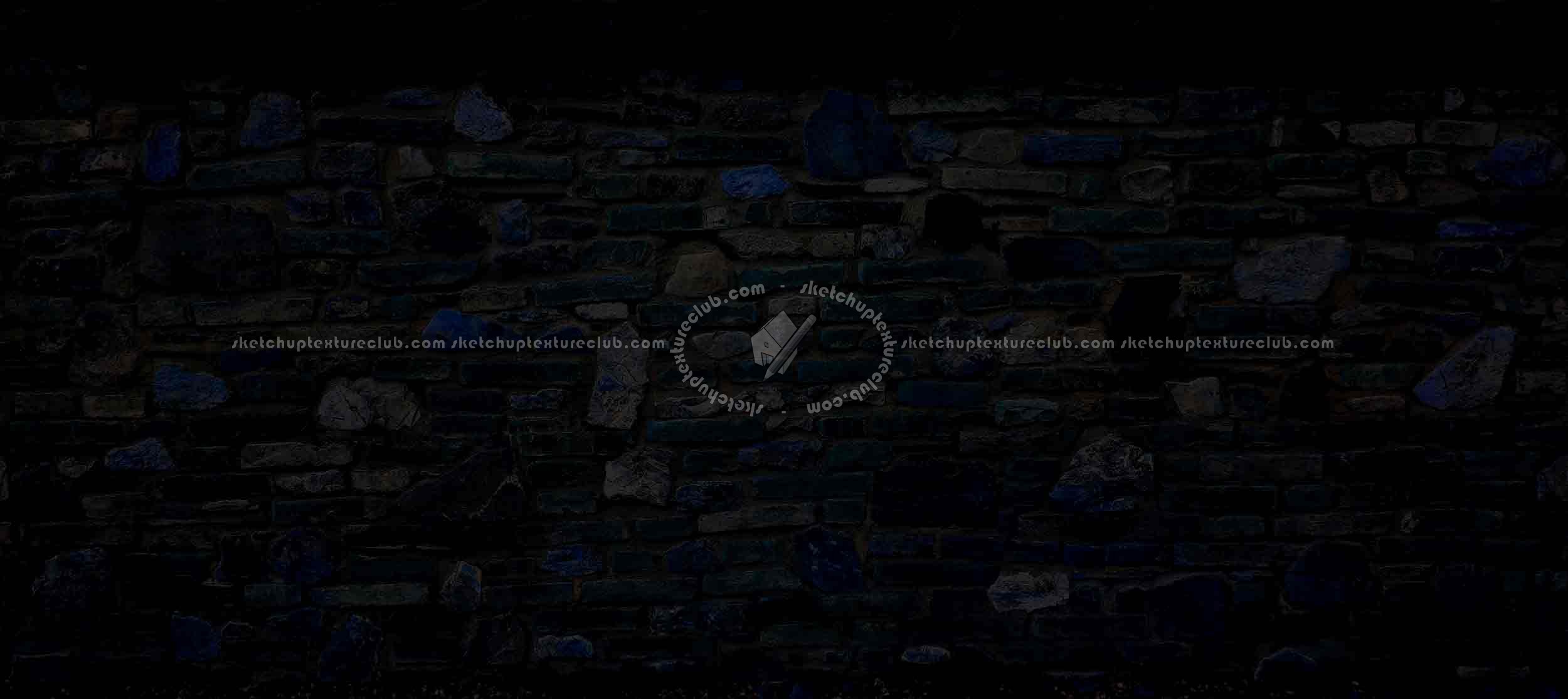 Textures   -   ARCHITECTURE   -   BRICKS   -   Special Bricks  - Italy brick wall and stones texture horizontal seamless 19271 - Specular