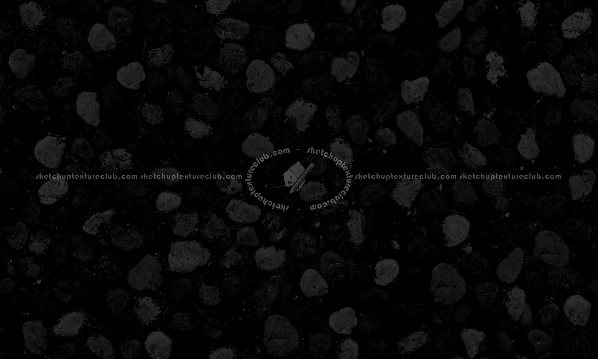 Textures   -   ARCHITECTURE   -   ROADS   -   Paving streets   -   Rounded cobble  - Rounded cobblestone texture seamless 20492 - Specular