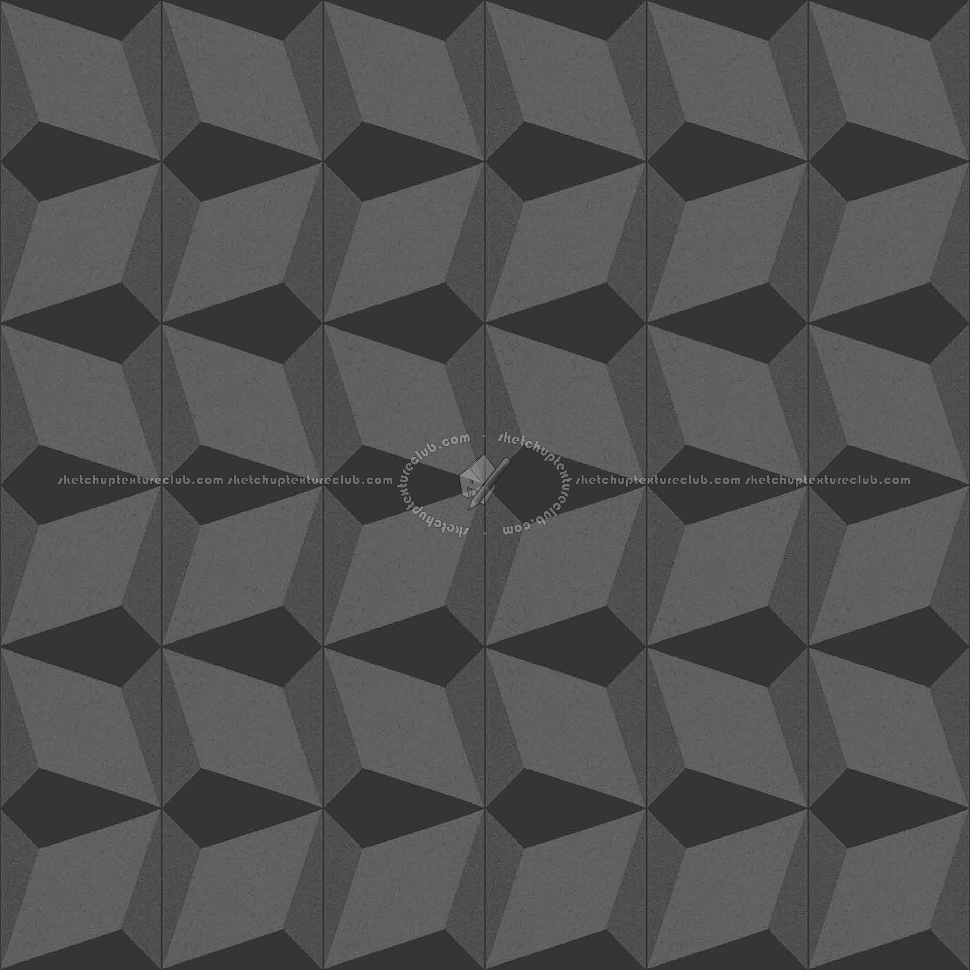 Textures   -   ARCHITECTURE   -   TILES INTERIOR   -   Cement - Encaustic   -   Cement  - Cement concrete tile texture seamless 13322 - Specular