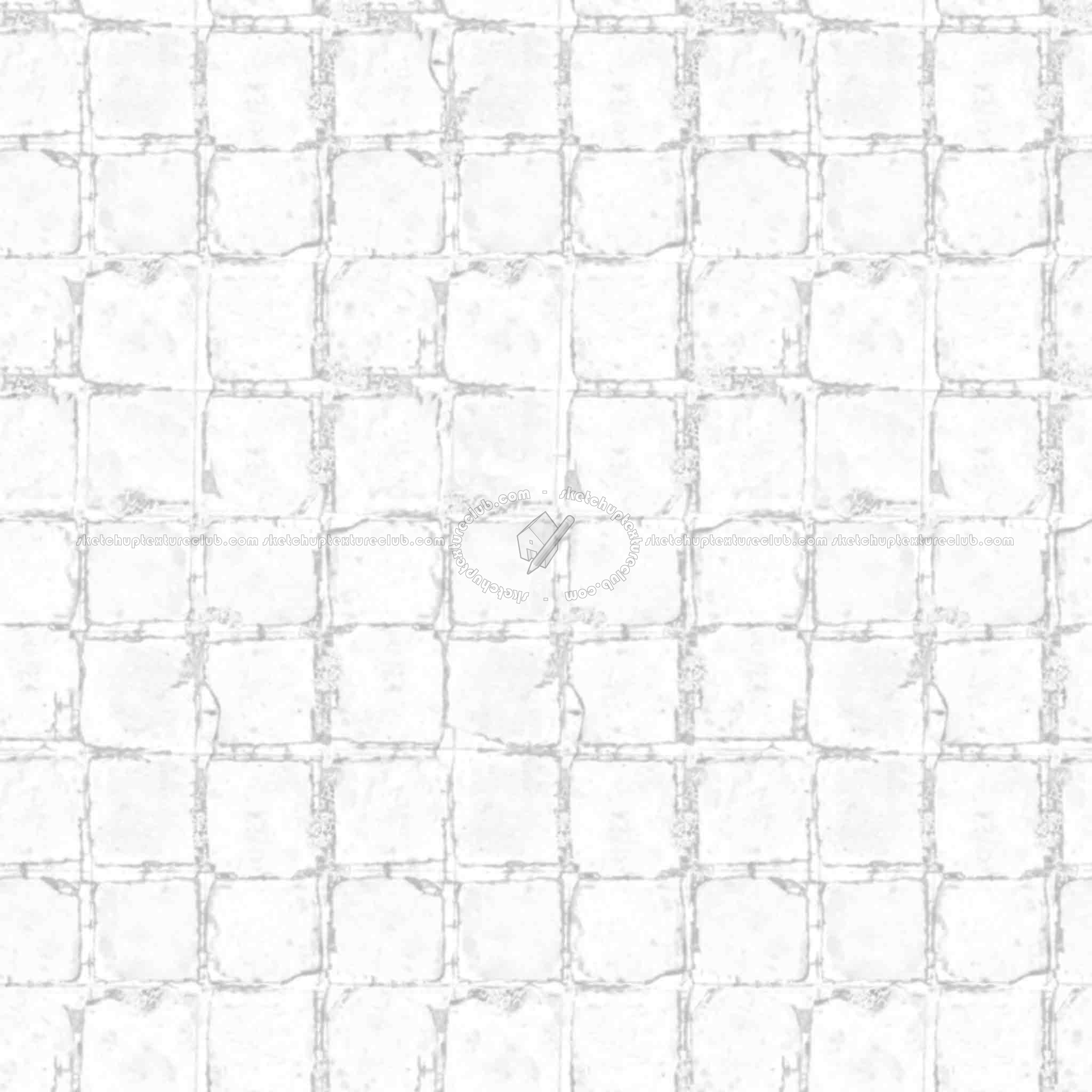 Textures   -   ARCHITECTURE   -   PAVING OUTDOOR   -   Concrete   -   Blocks damaged  - Concrete paving outdoor damaged texture seamless 05486 - Ambient occlusion