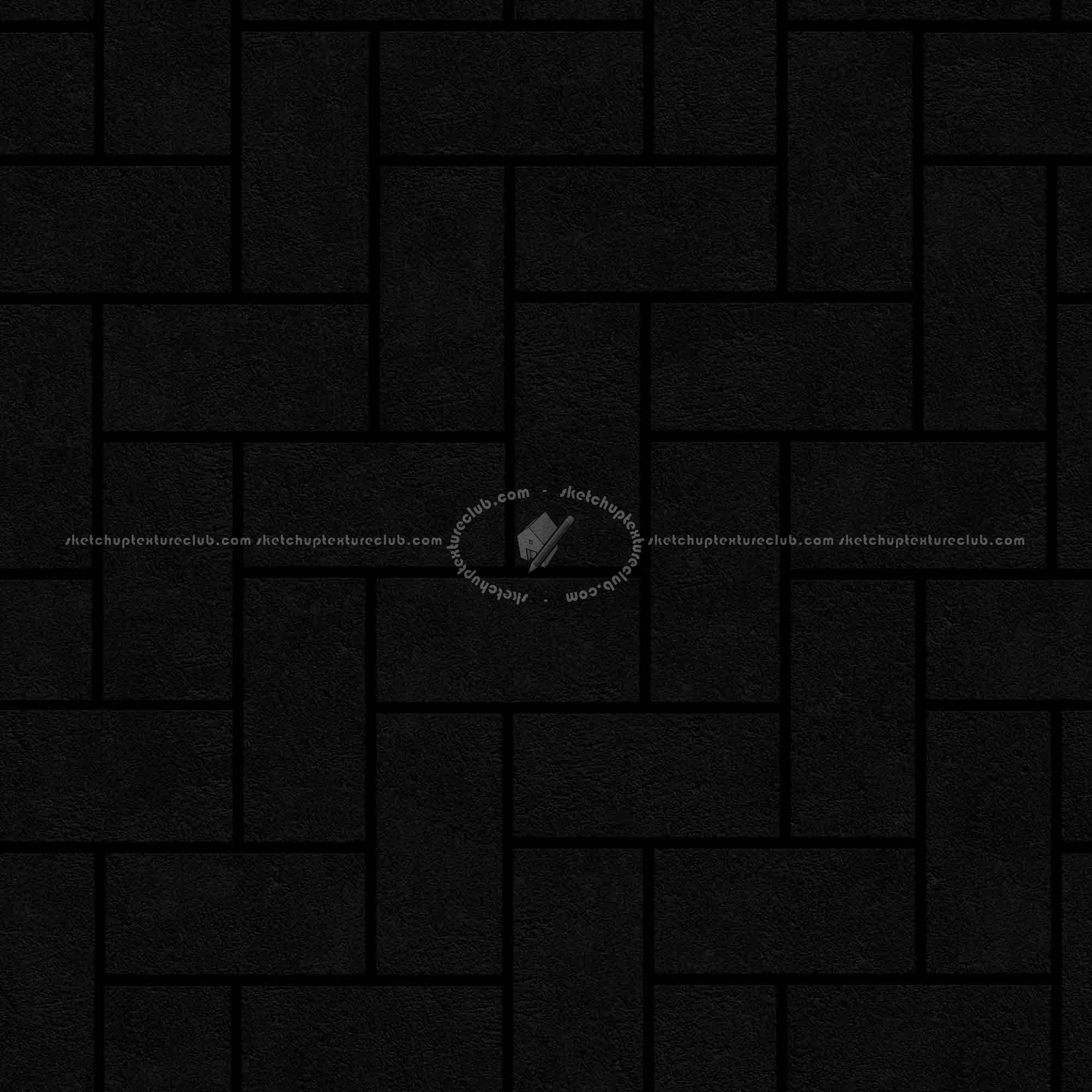 Textures   -   ARCHITECTURE   -   PAVING OUTDOOR   -   Concrete   -   Herringbone  - Concrete paving herringbone outdoor texture seamless 05799 - Specular