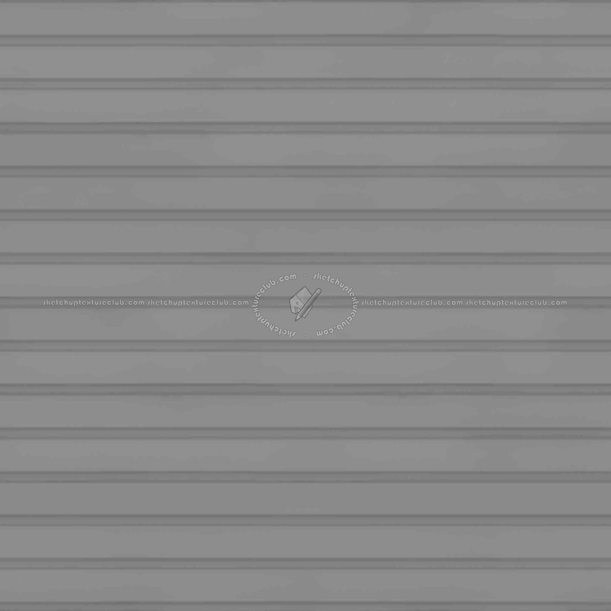 Textures   -   MATERIALS   -   METALS   -   Corrugated  - Corrugated steel texture seamless 09924 - Displacement