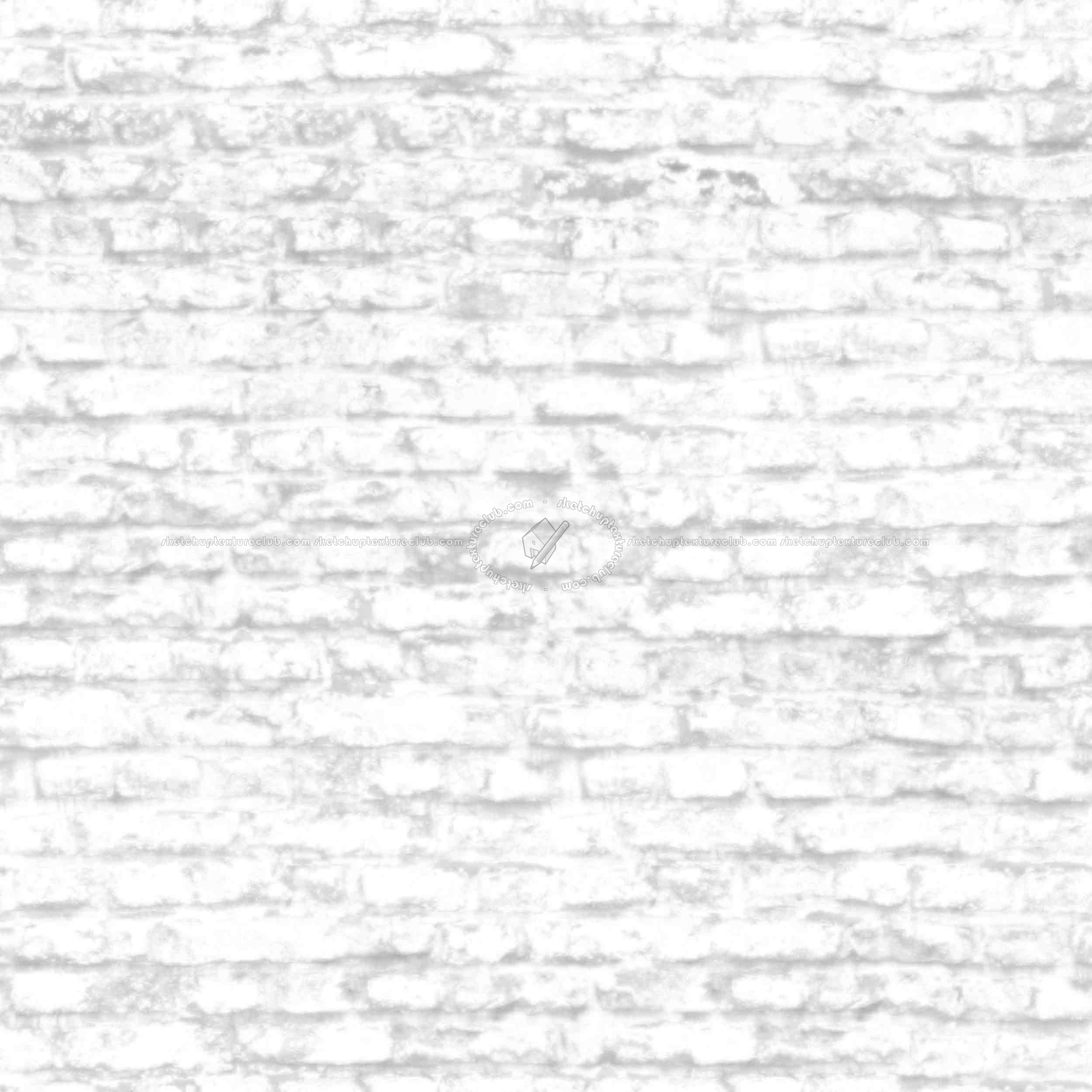 Textures   -   ARCHITECTURE   -   BRICKS   -   Damaged bricks  - Damaged bricks texture seamless 00108 - Ambient occlusion