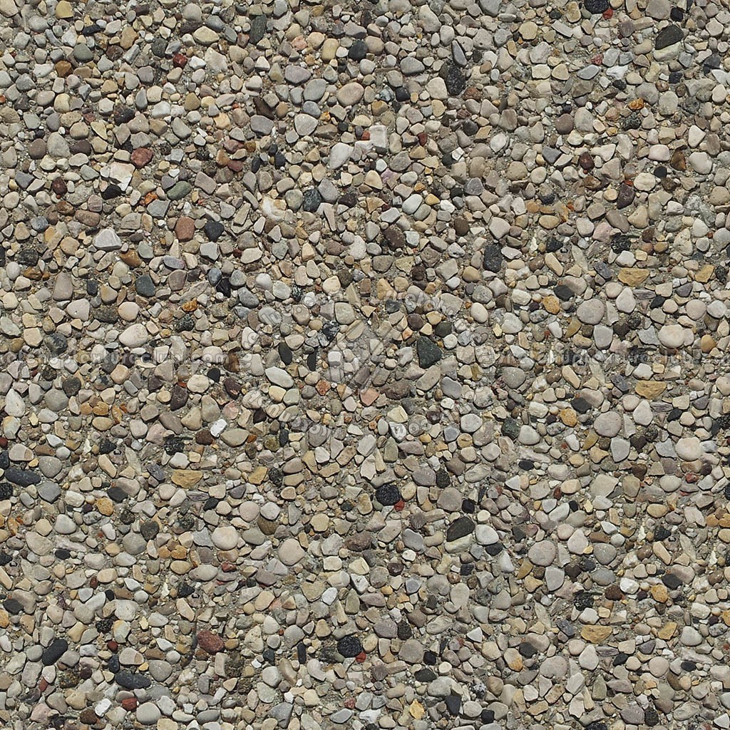 Exposed Aggregate Concrete Pbr Seamless Texture Surface Finish Pattern ...